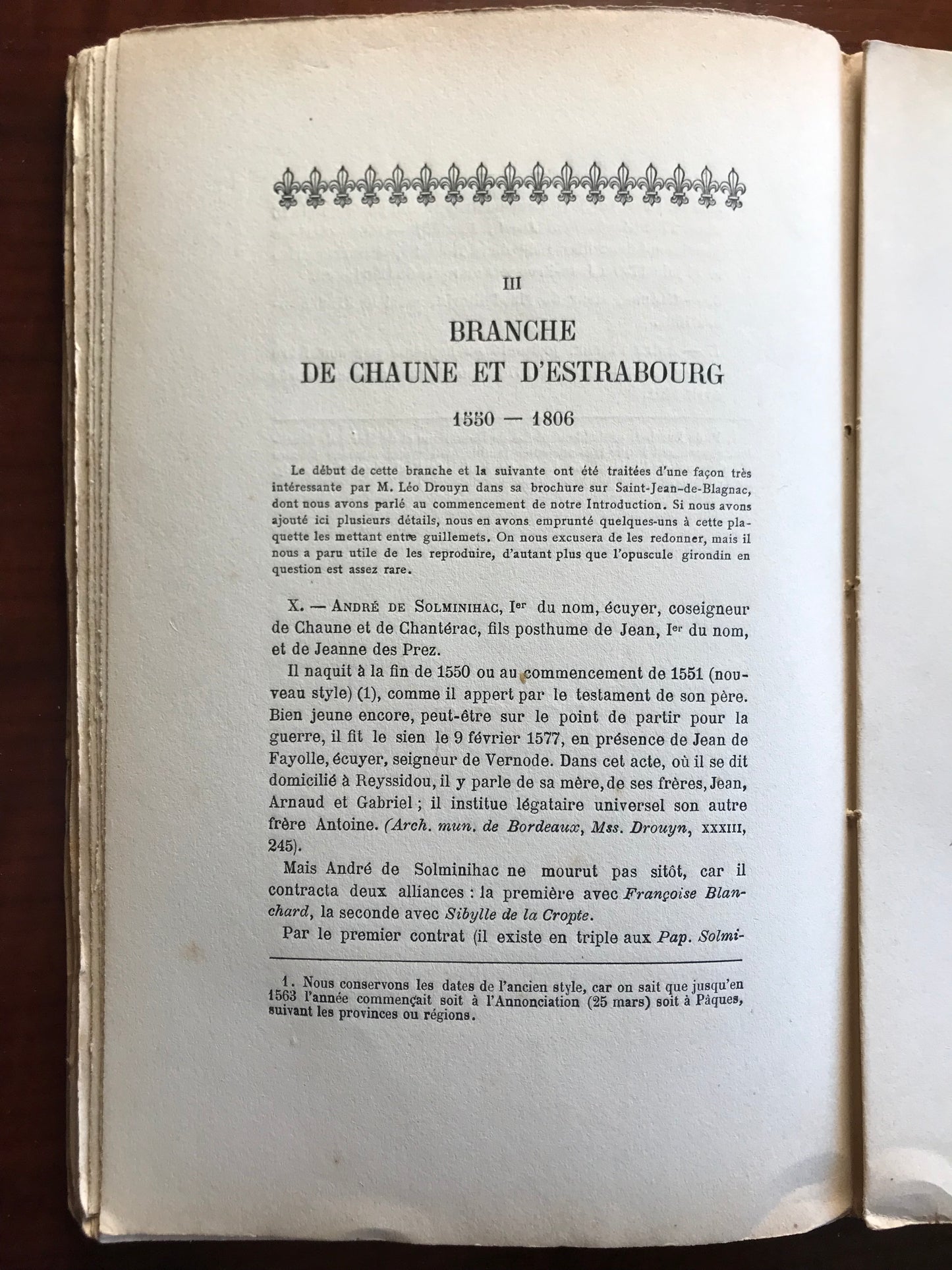 La famille et les origines du vénérable Alain de Solminihac - Généalogie par le Comte de Saint Saud (envoi autographe) et Paul Huet - Etude critique, historique et archéologique par le Marquis de Fayolle - 1905