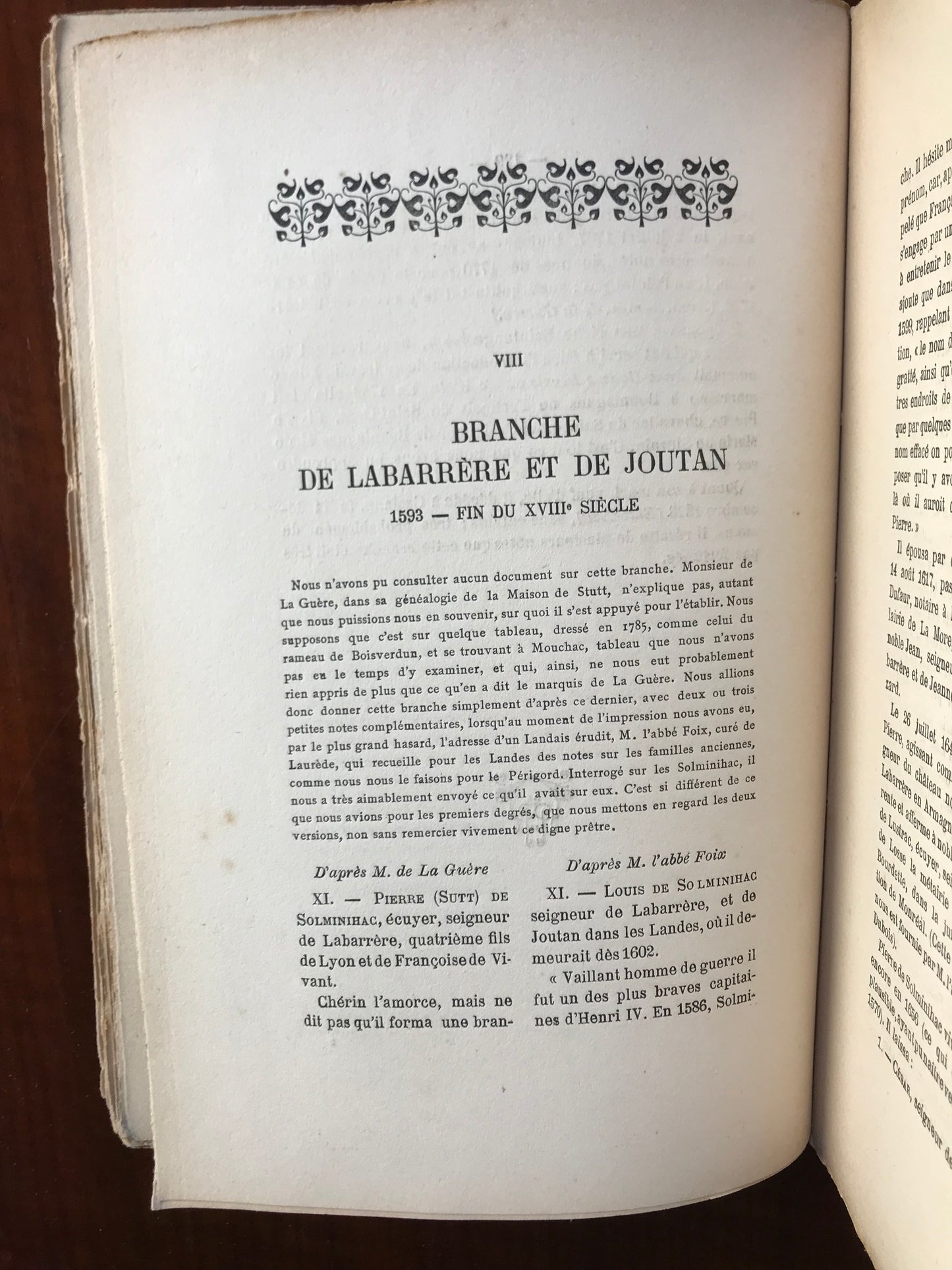 La famille et les origines du vénérable Alain de Solminihac - Généalogie par le Comte de Saint Saud (envoi autographe) et Paul Huet - Etude critique, historique et archéologique par le Marquis de Fayolle - 1905