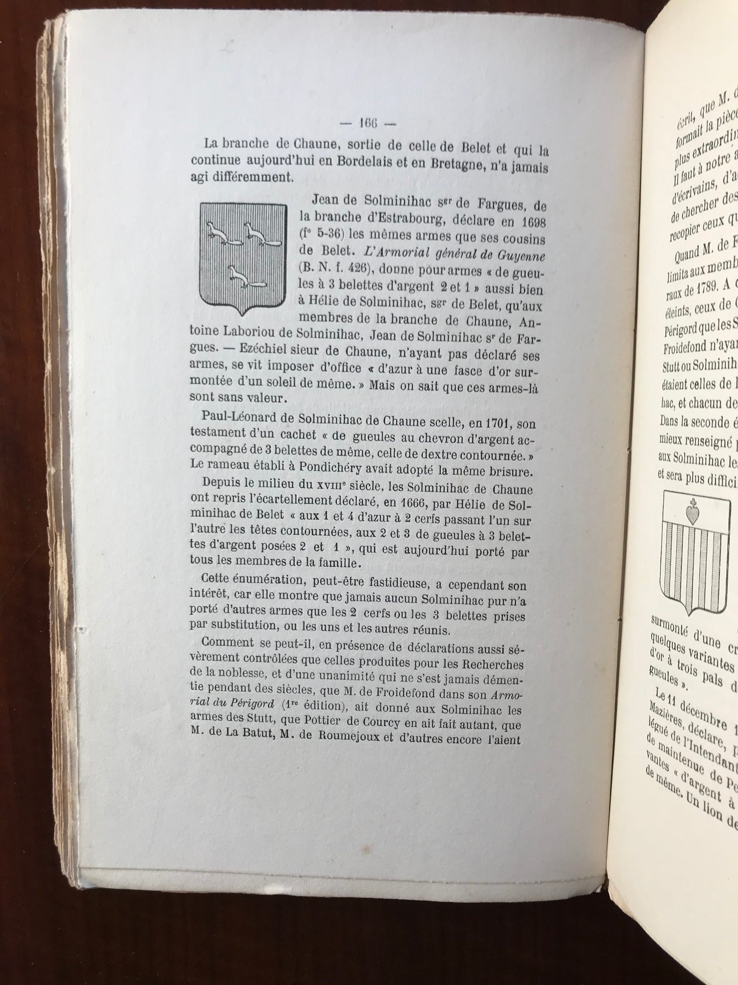 La famille et les origines du vénérable Alain de Solminihac - Généalogie par le Comte de Saint Saud (envoi autographe) et Paul Huet - Etude critique, historique et archéologique par le Marquis de Fayolle - 1905