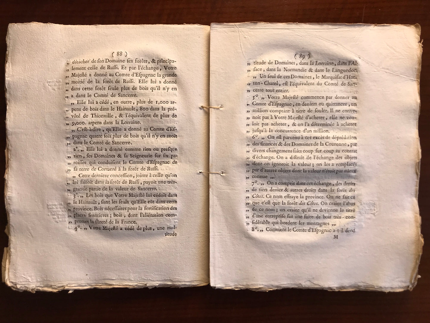 Requête au Roi adressée à sa Majesté par le Comte d'Espagnac - 1788