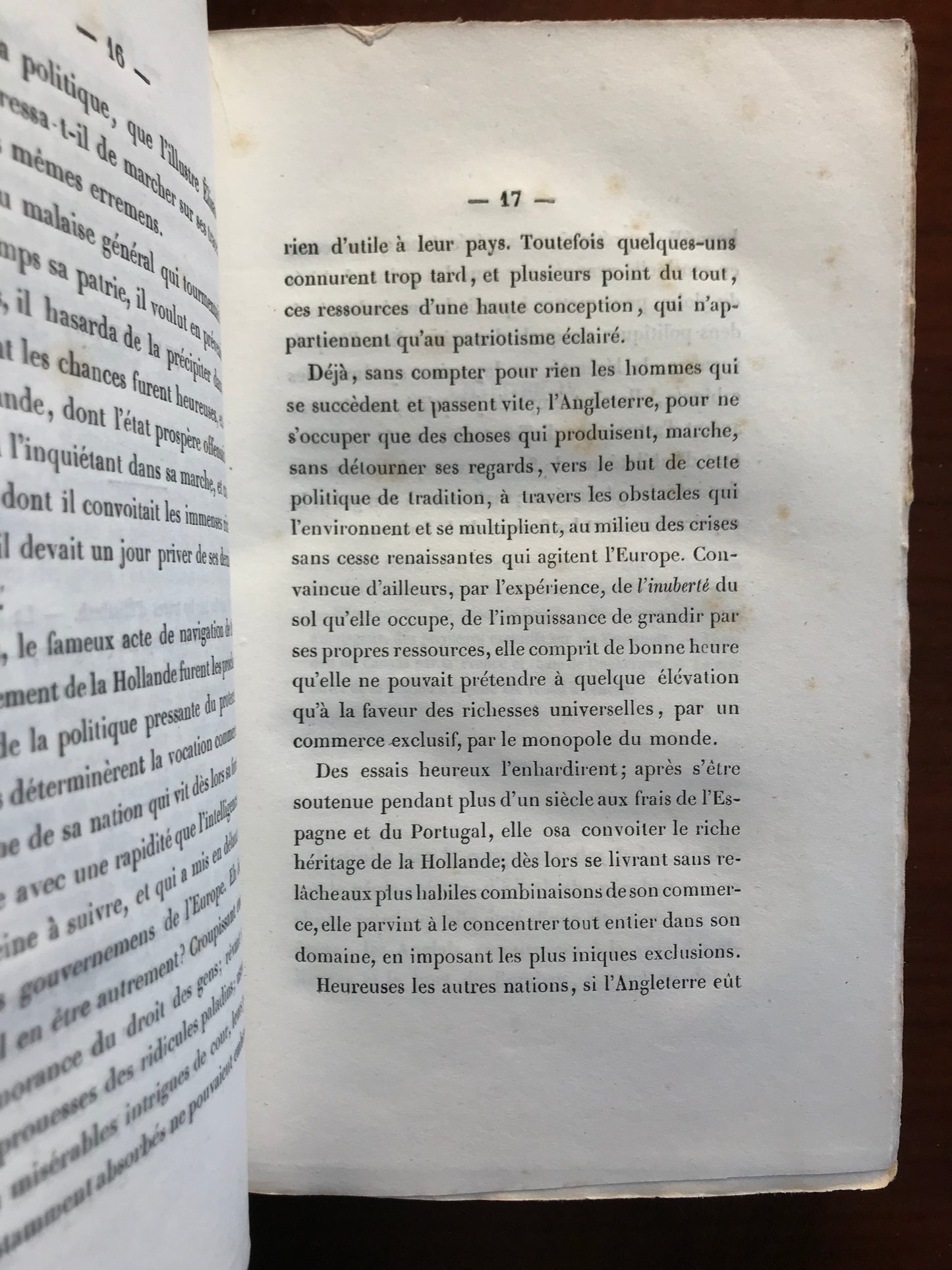 L'Angleterre dévoilée ou Documents historiques pour servir à donner à la France l'éveil sur l'avenir de nos possessions en Afrique - Colonel Vialla de Sommières - 1846