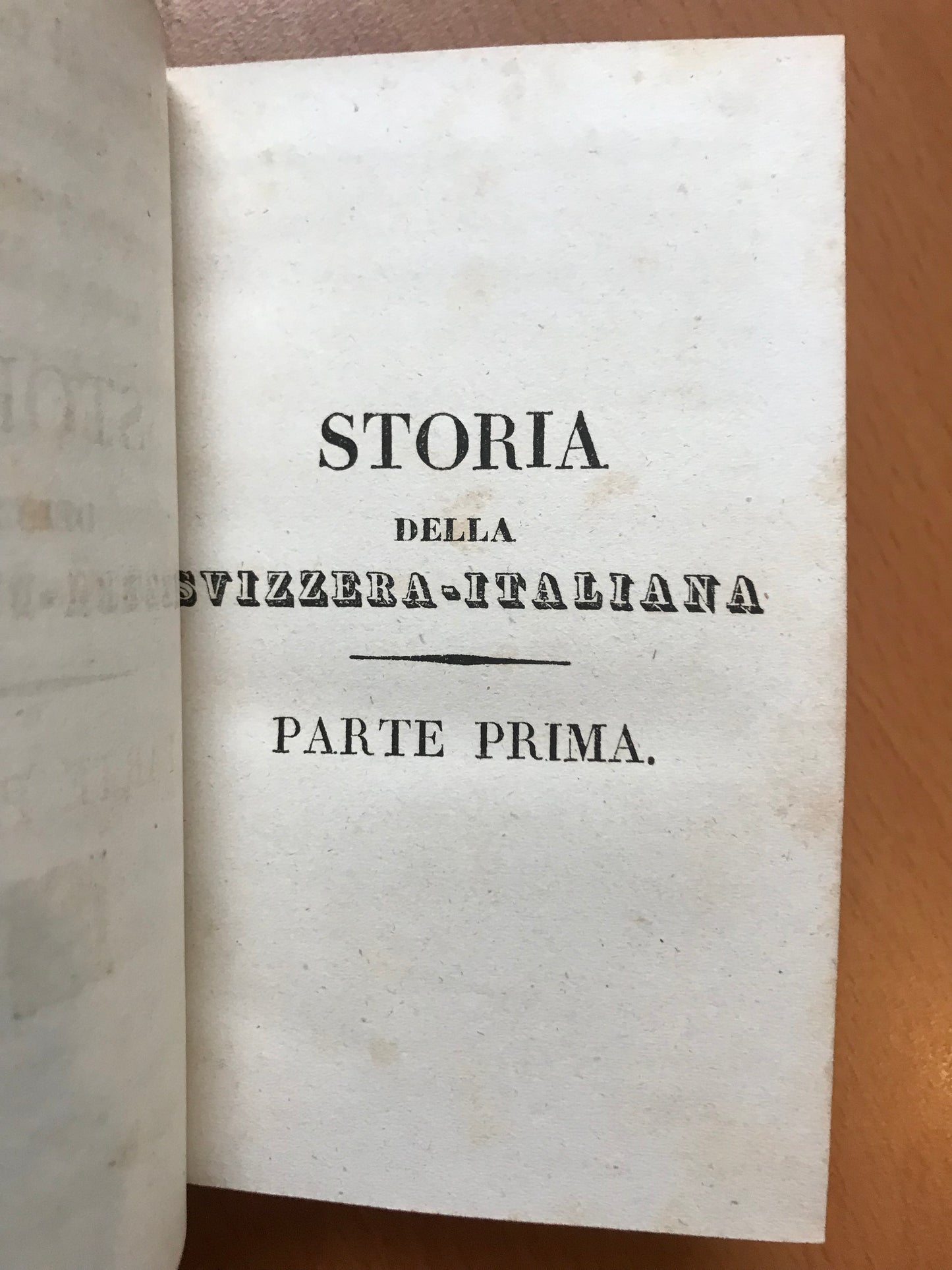 Storia della Svizzera Italiana - Luigi Isnardi - 1840