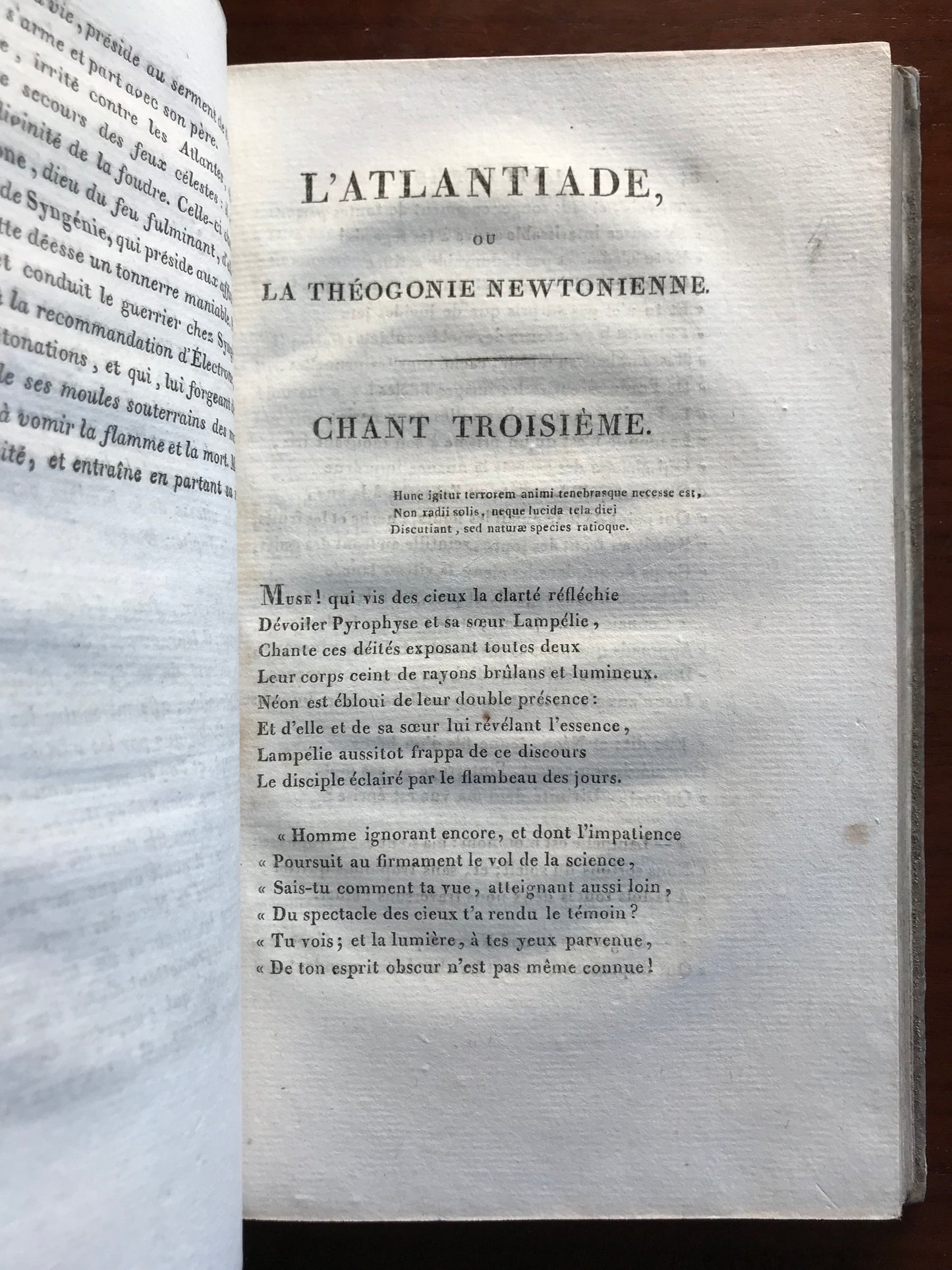 L'Atlantide ou la Théogonie Newtonienne - Népomucène-Louis Lemercier - 1812