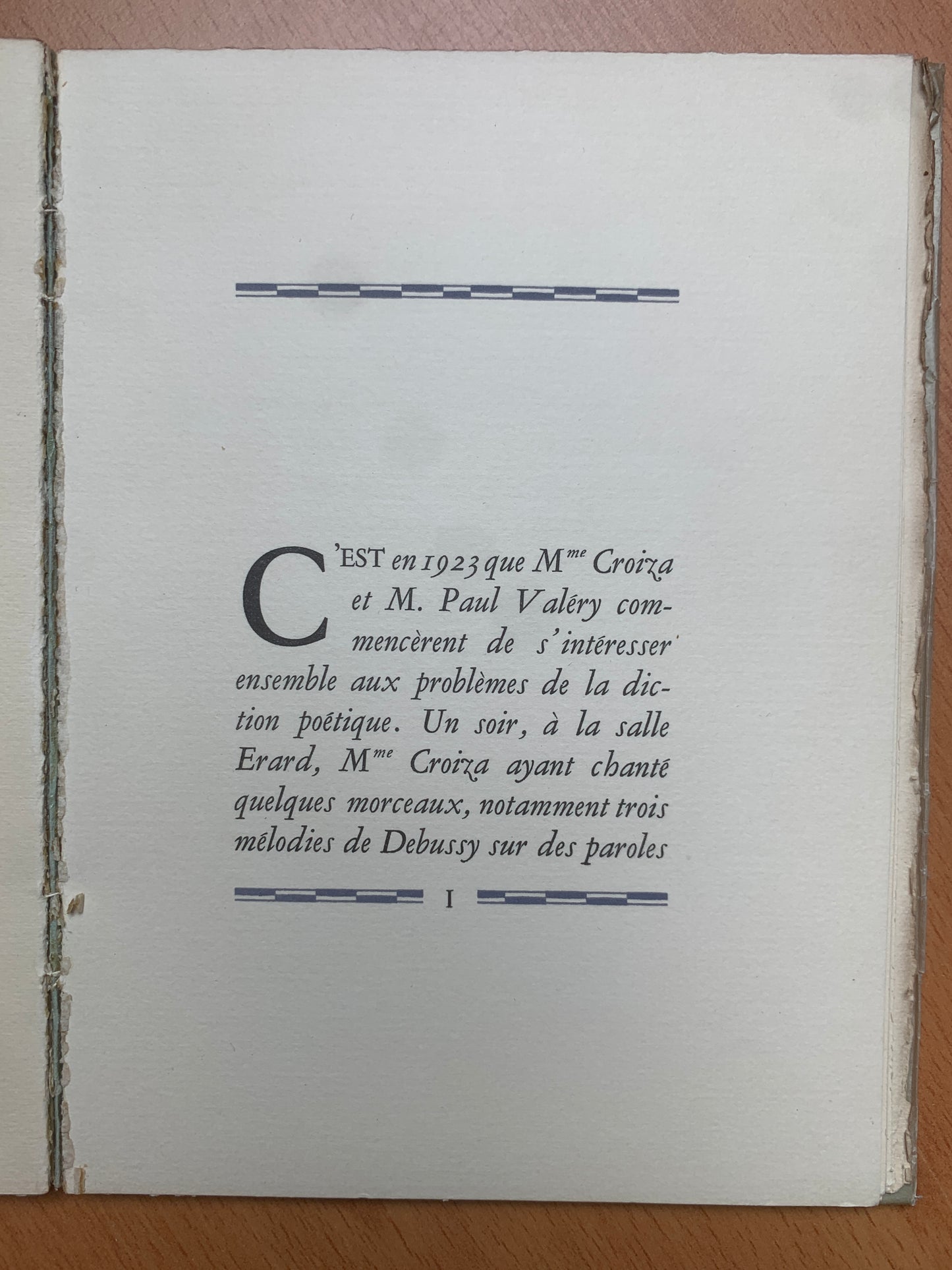 Lettre à Madame C...- Paul Valéry - Envoi autographes - Edition originale - 1928