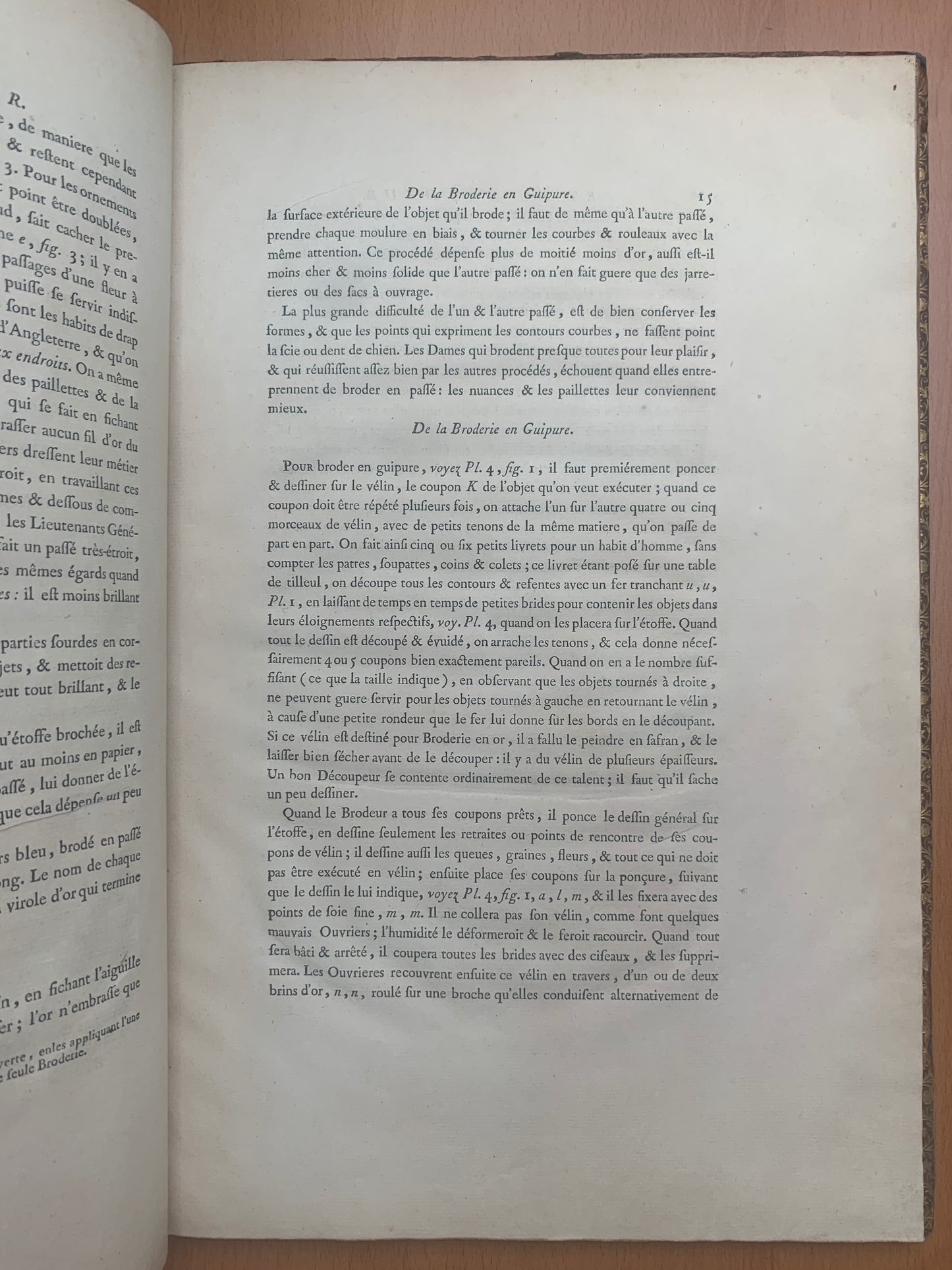 L'art du Brodeur - Par M. de Saint-Aubin, dessinateur du Roi - 1770