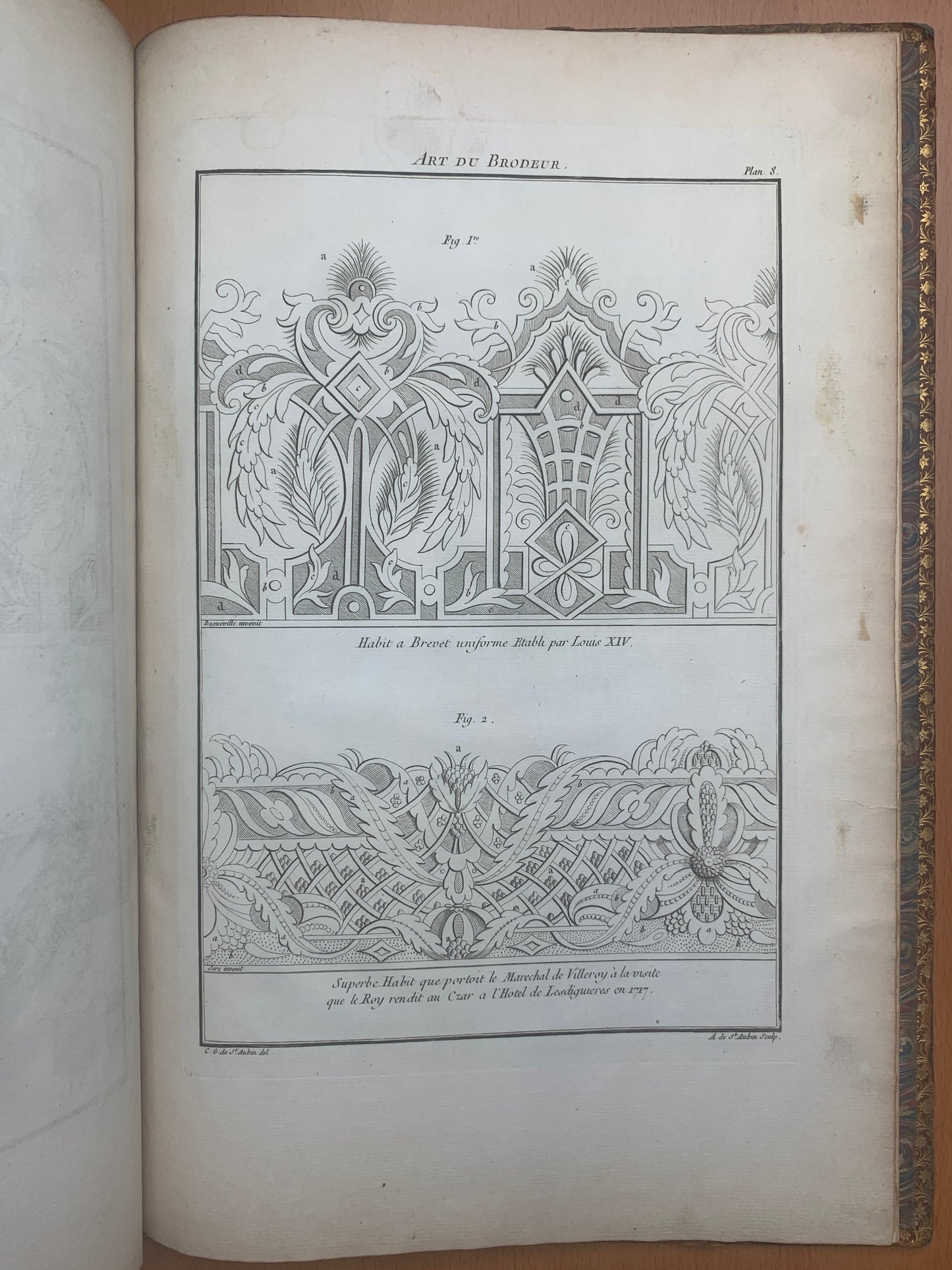 L'art du Brodeur - Par M. de Saint-Aubin, dessinateur du Roi - 1770