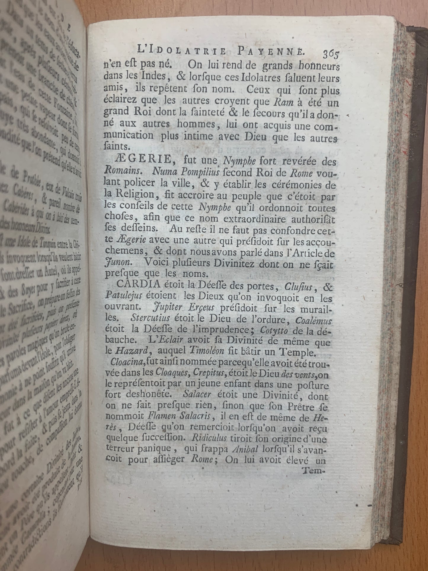 Histoire de l'idolatrie payenne ou Description poétique, historique, et critique de toutes les fausses divinitez du paganisme - Abraham du Lignon - Edition originale - 1753