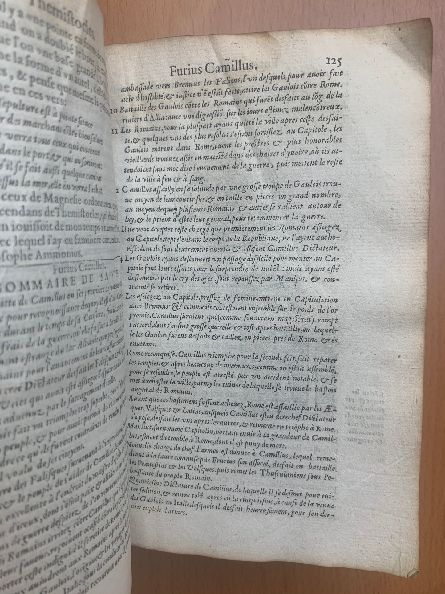 Les vies des hommes illustres - Plutarque - Amyot - Tome 1 - 1587