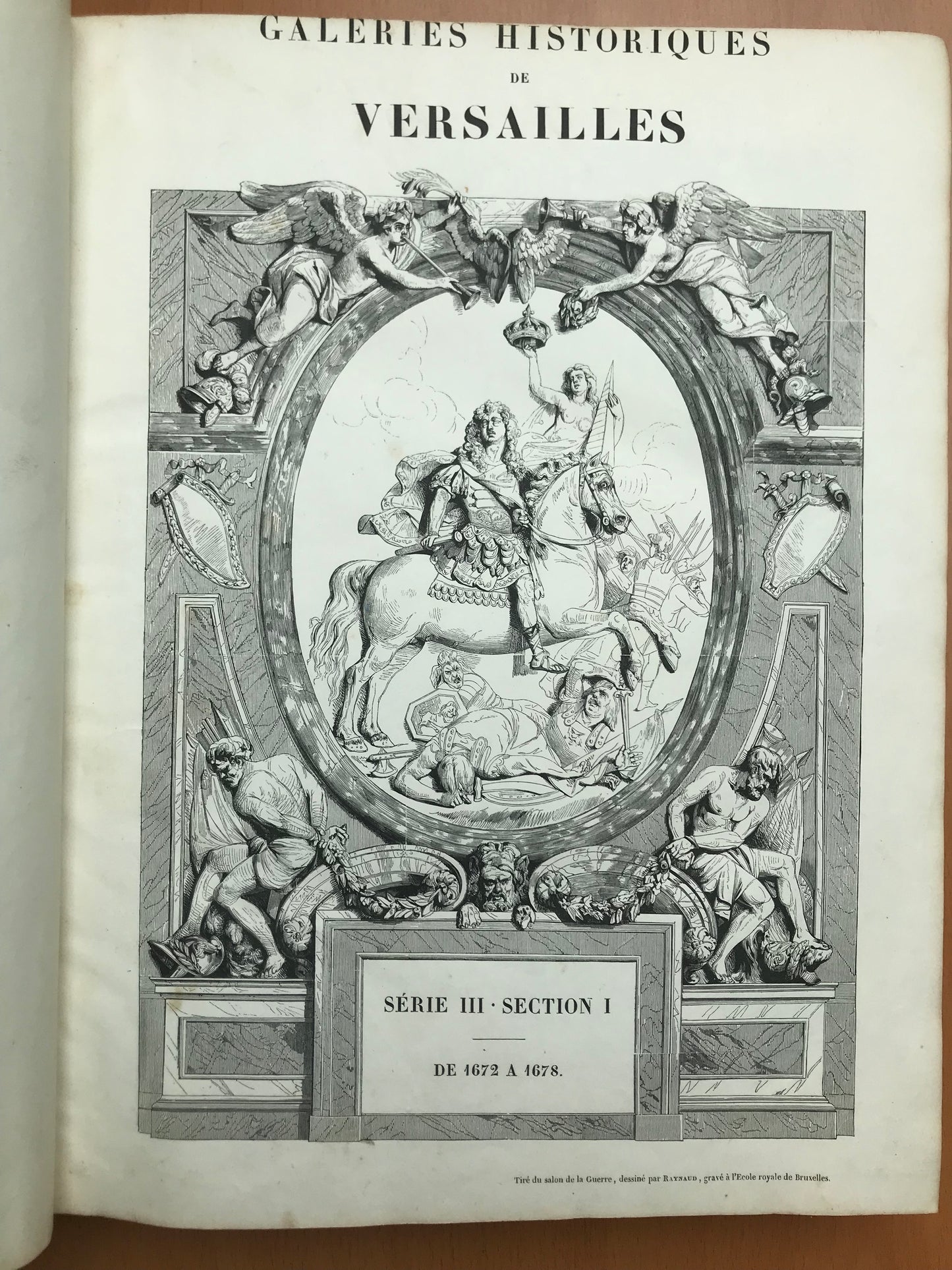 Galeries historiques de Versailles - ATLAS - 196 gravures - Gavard - 1840