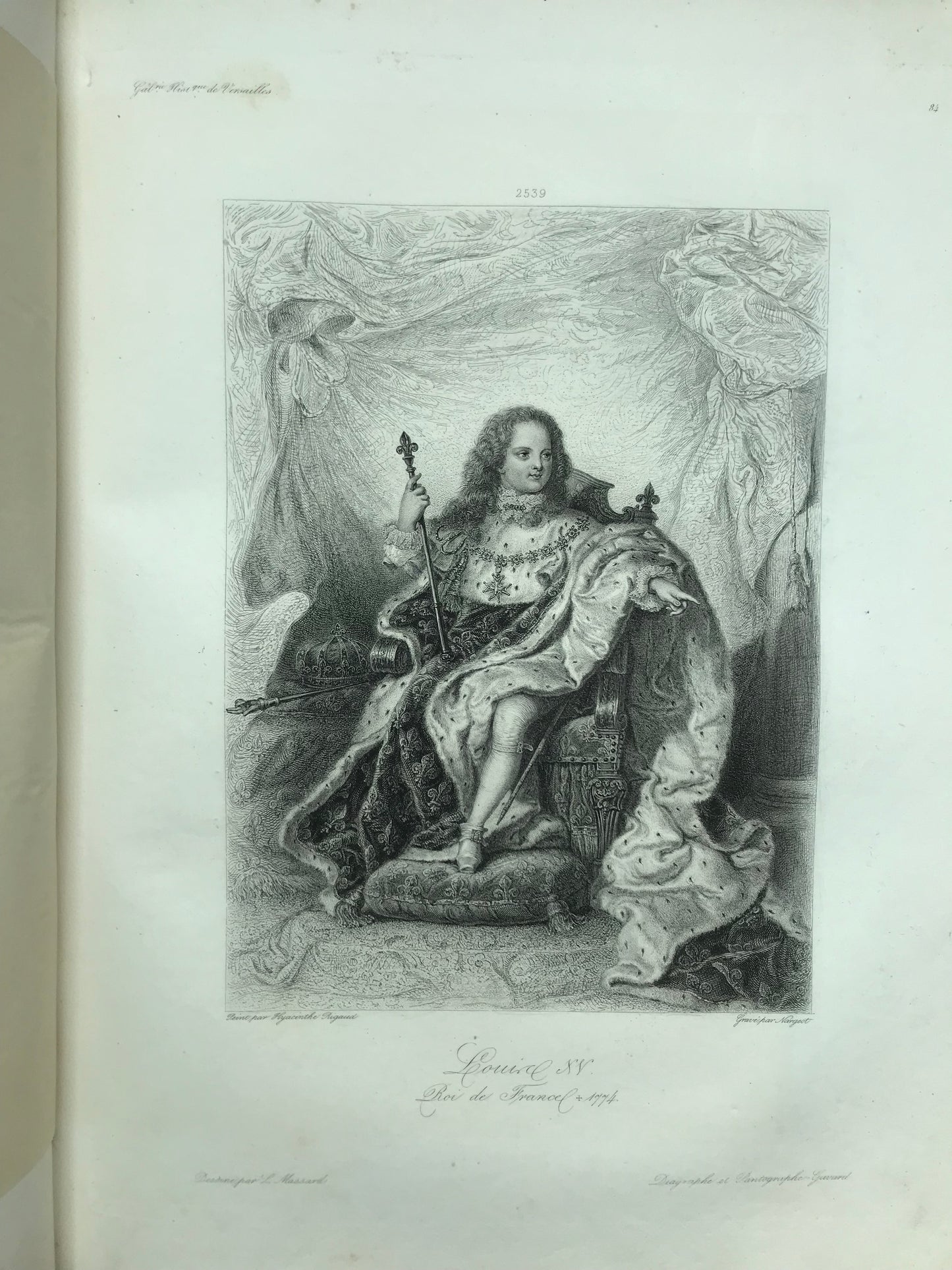 Galeries historiques de Versailles - ATLAS - 196 gravures - Gavard - 1840