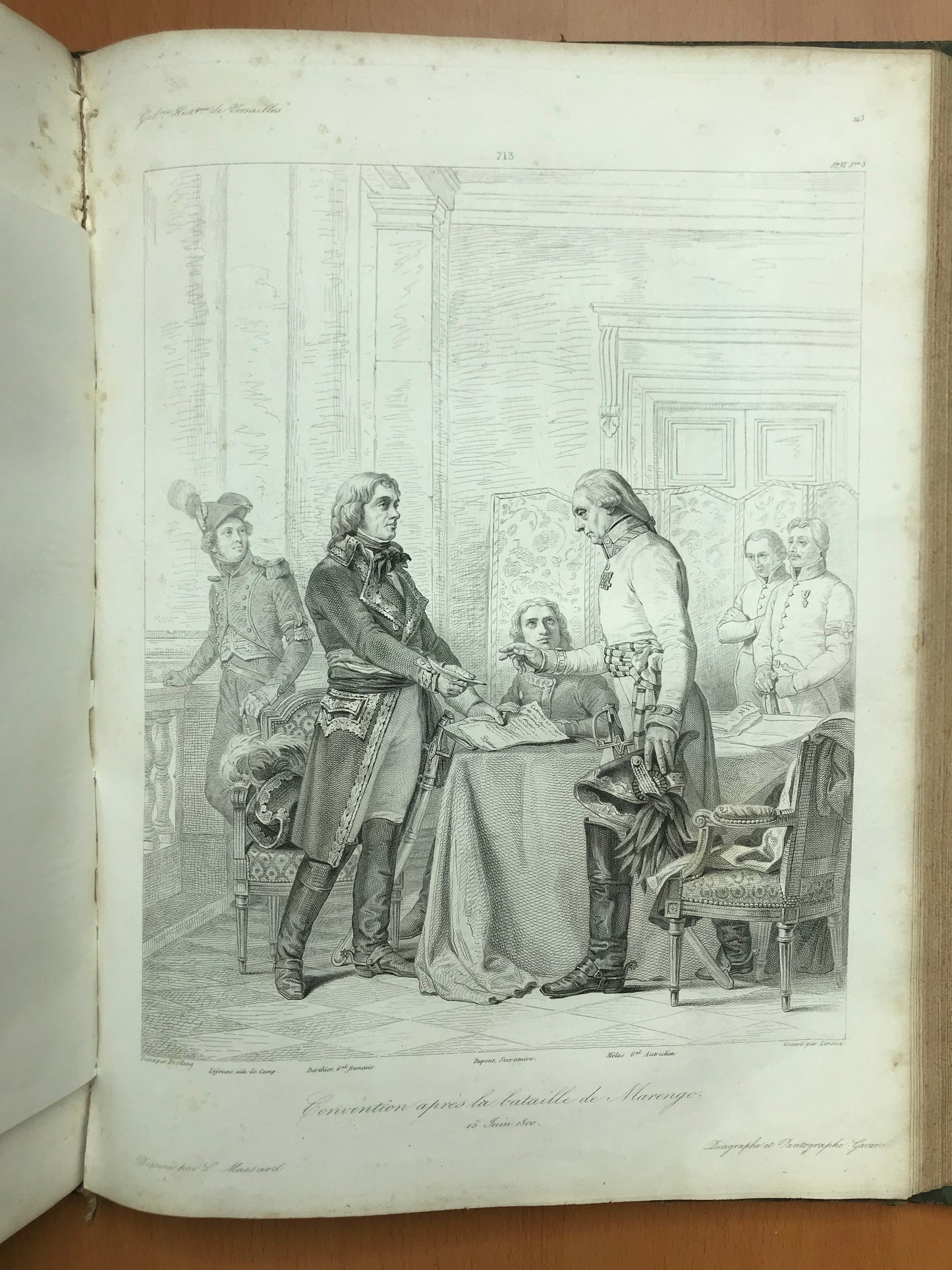 Galeries historiques de Versailles - ATLAS - 196 gravures - Gavard - 1840