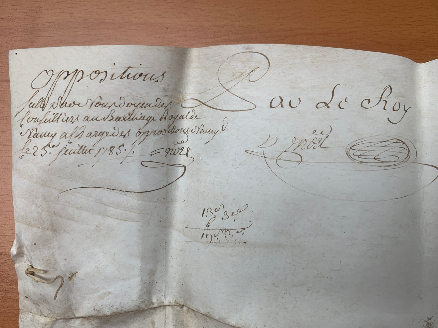 Signature manuscrite de Stanislas Leszczynski - 1748