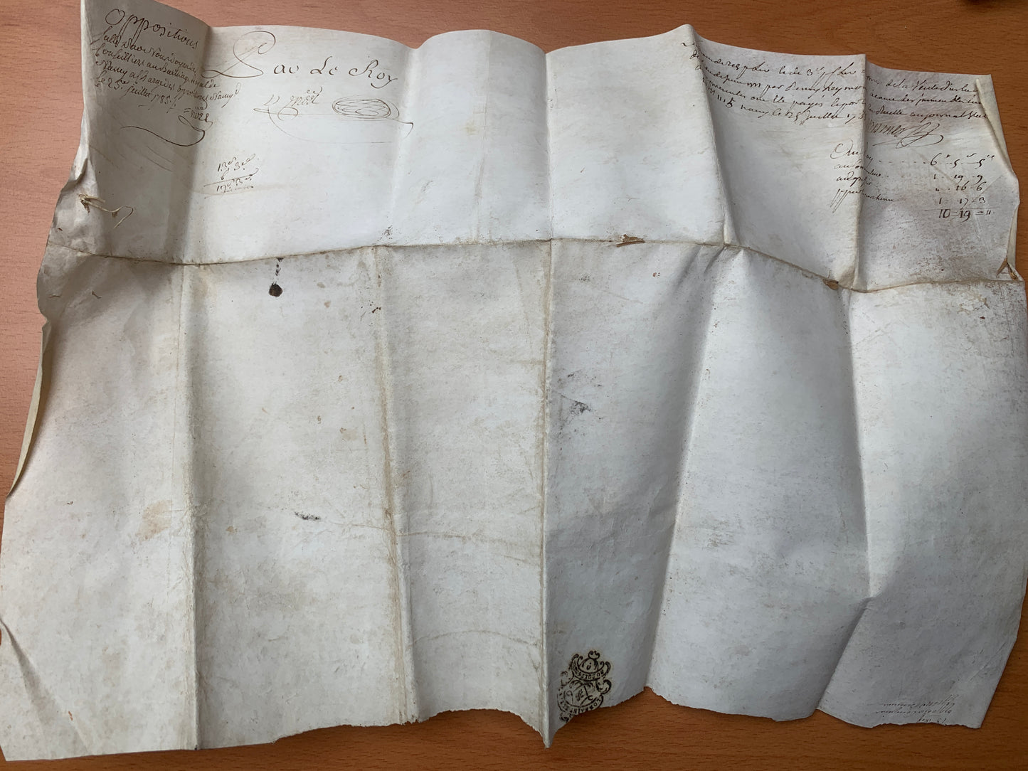 Signature manuscrite de Stanislas Leszczynski - 1748