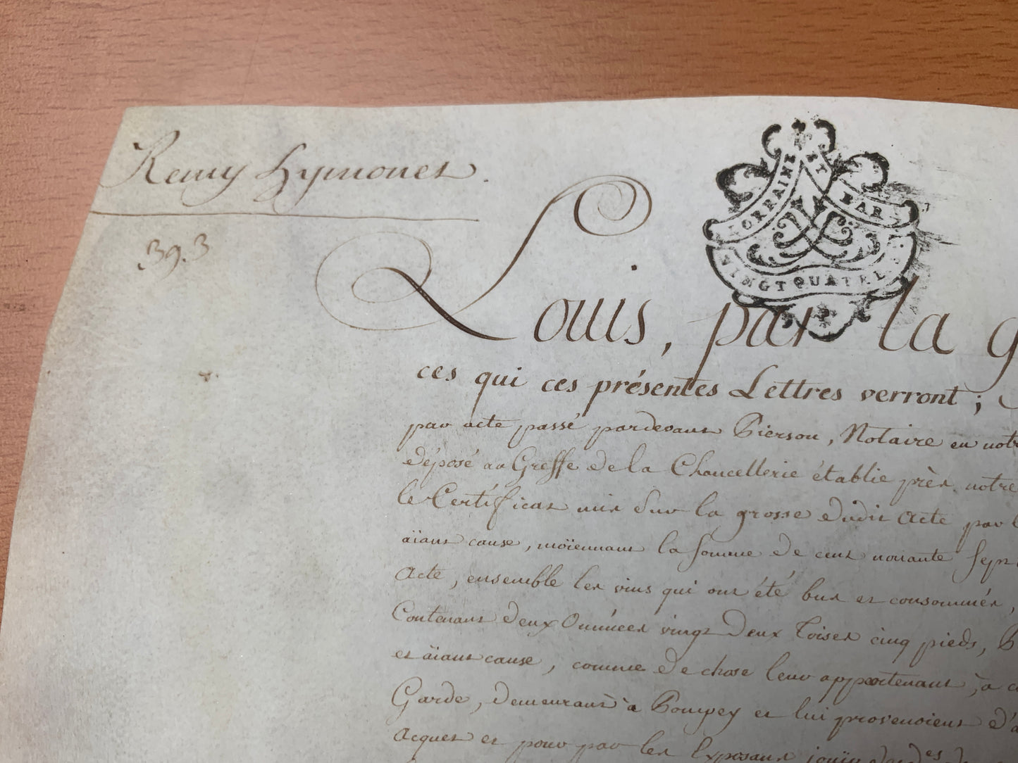 Signature manuscrite de Stanislas Leszczynski - 1748