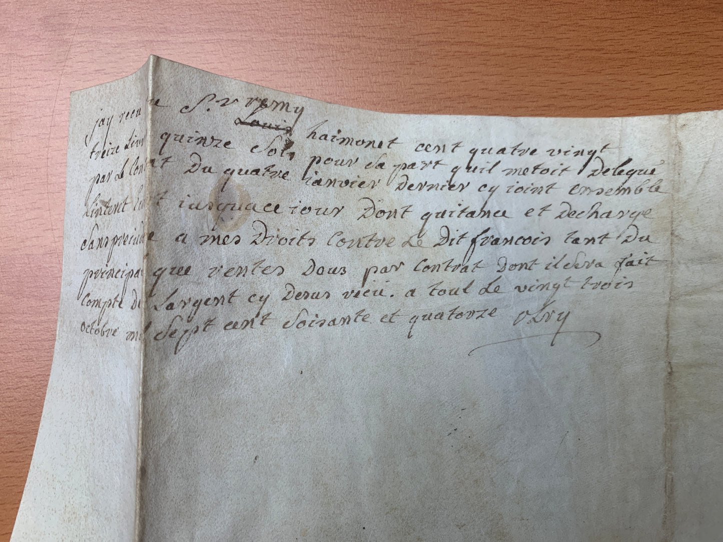 Signature manuscrite de Stanislas Leszczynski - 1748