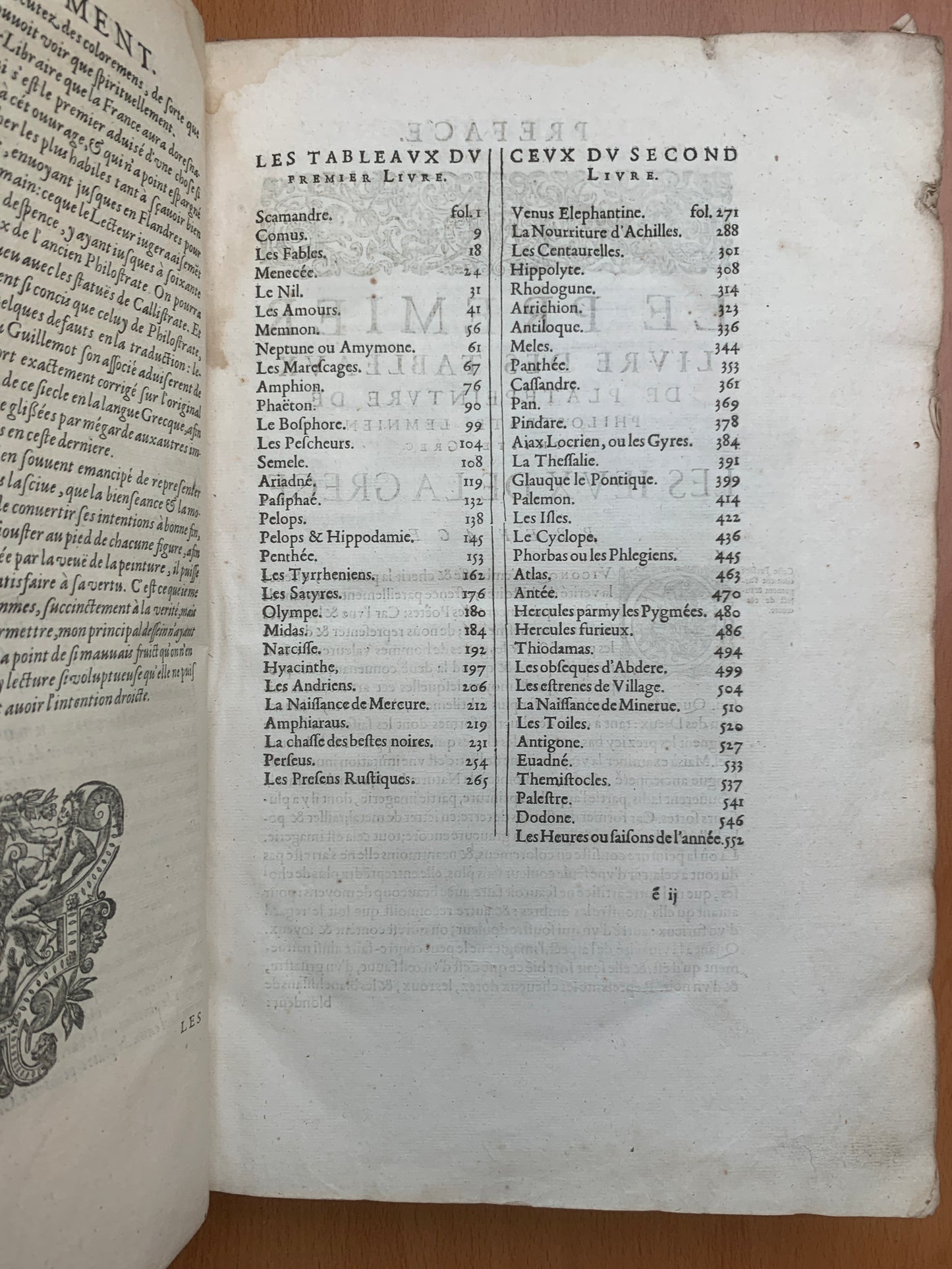 Les images ou tableaux de platte peinture des deux Philostrates sophistes grecs et les statues de Callistrate - Blaise de Vigenère - 1637