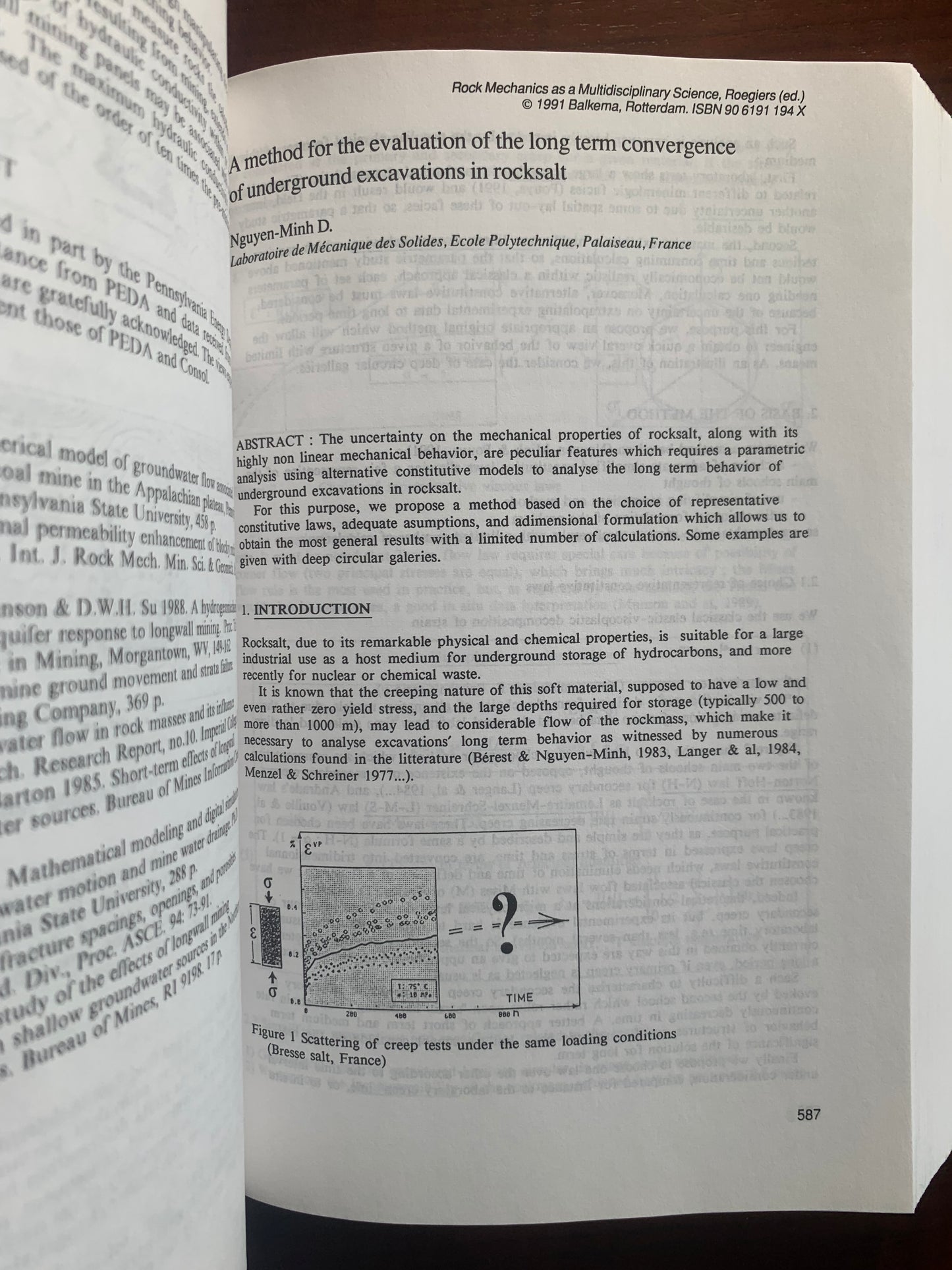 Rock Mechanics as a multidisciplinary science - Jean-Claude Roegiers - 1991