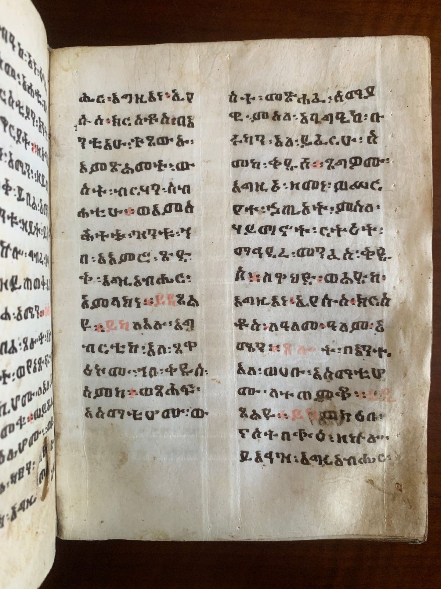 Bible éthiopienne - Manuscrit sur vélin - XIXe