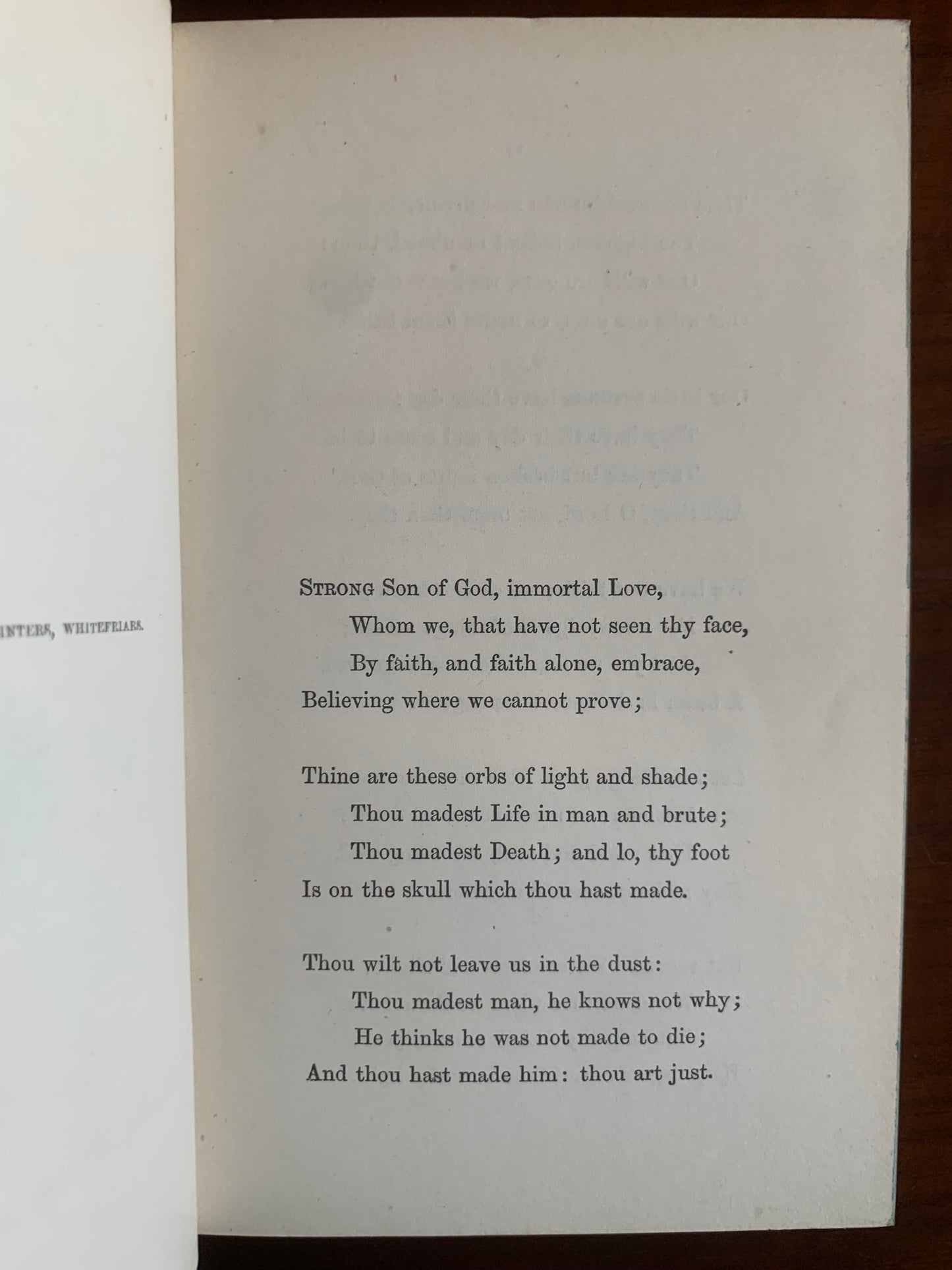 In Memoriam - Alfred Tennyson - Fore-edge painting - Edward Moxon - 1867