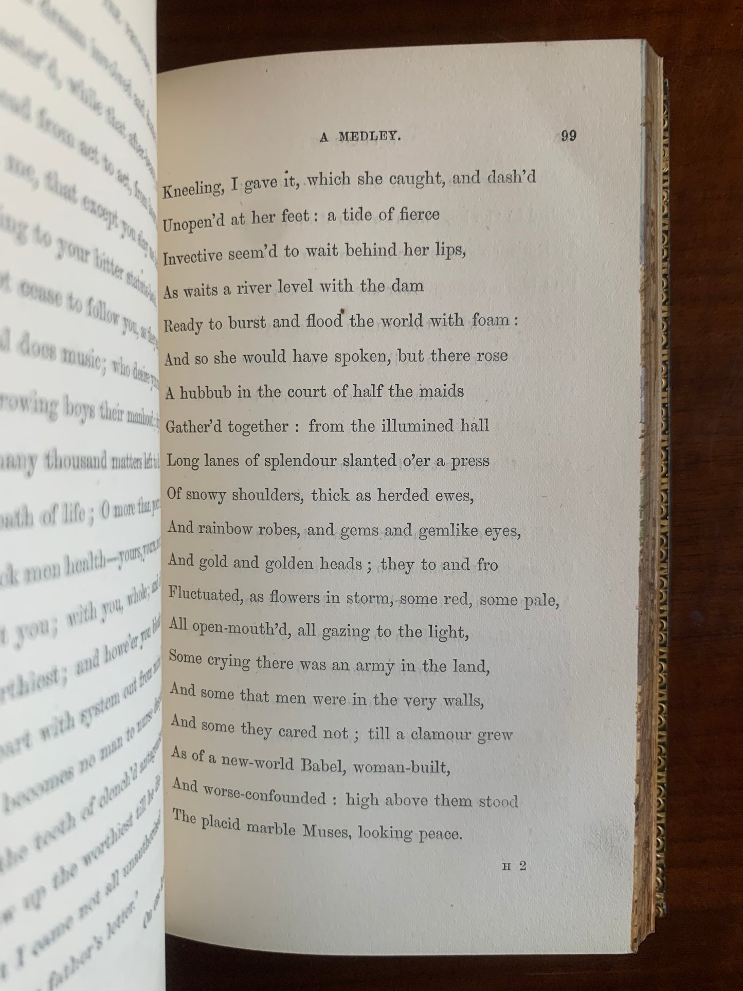 The Princess - Alfred Tennyson - Fore-edge painting - Edward Moxon - 1866