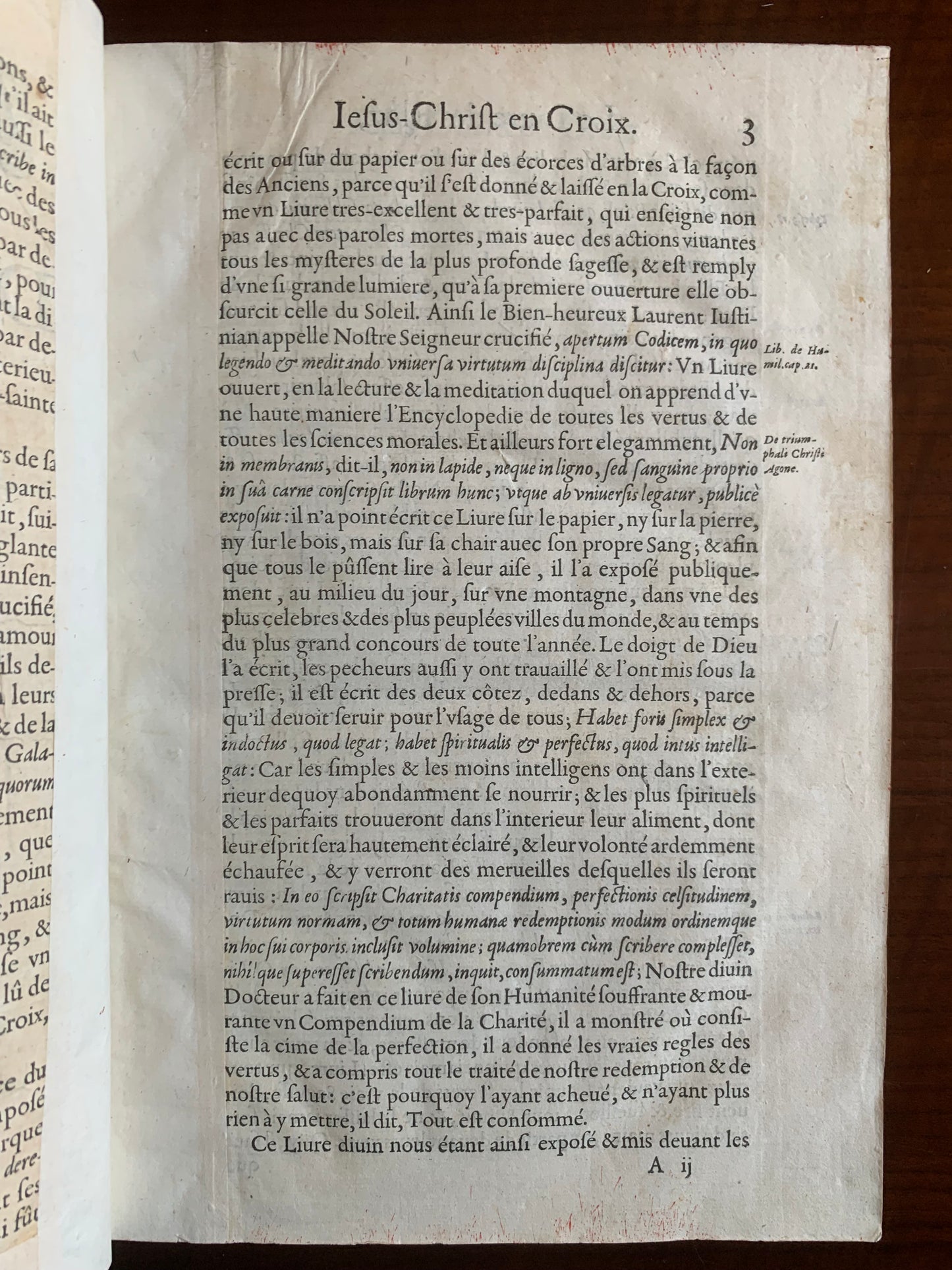Le livre des Elus - Jésus Christ en Croix - Jean Baptiste Saint Jure - Edition Originale - 1643