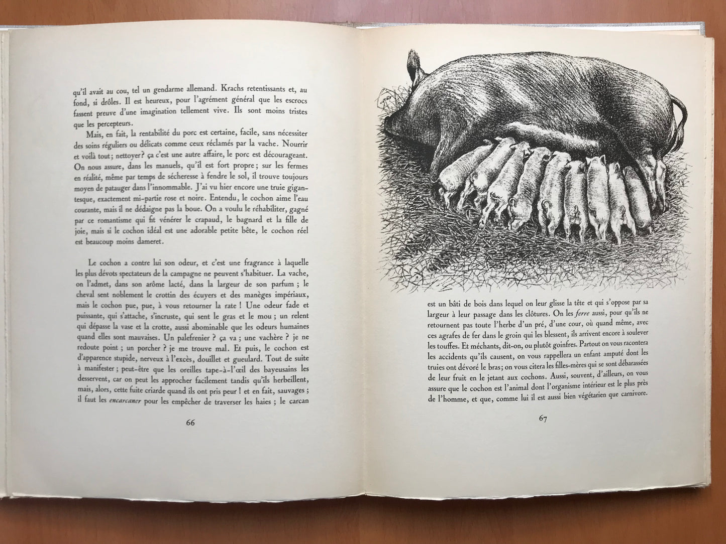 Bestiaire - Jean de la Varende - Envoi autographe - Lithographies de Abel Imblot - 1958