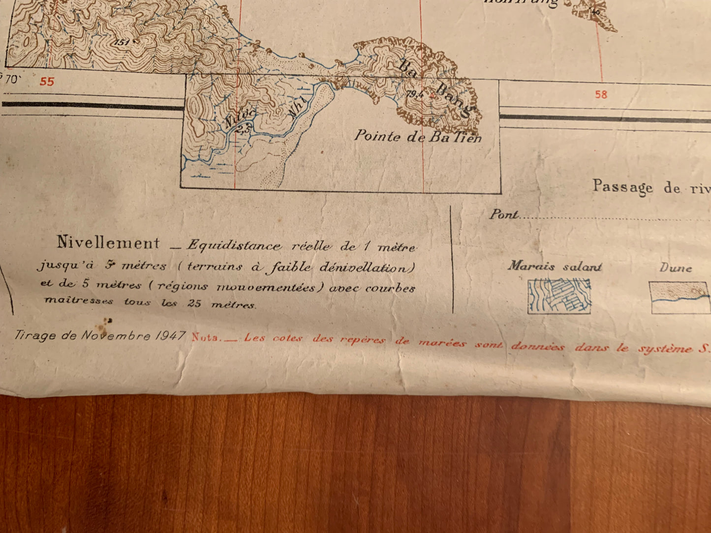 CAM RANH - Carte Indochine - Viêt Nam - 1947