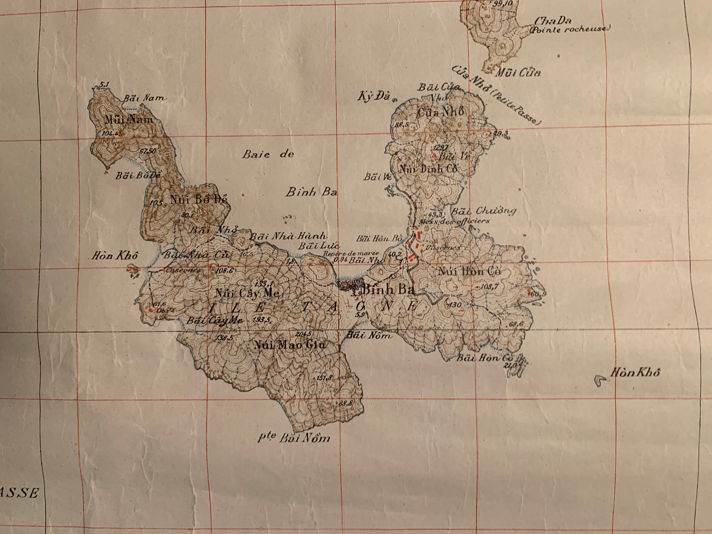 CAM RANH - Carte Indochine - Viêt Nam - 1947