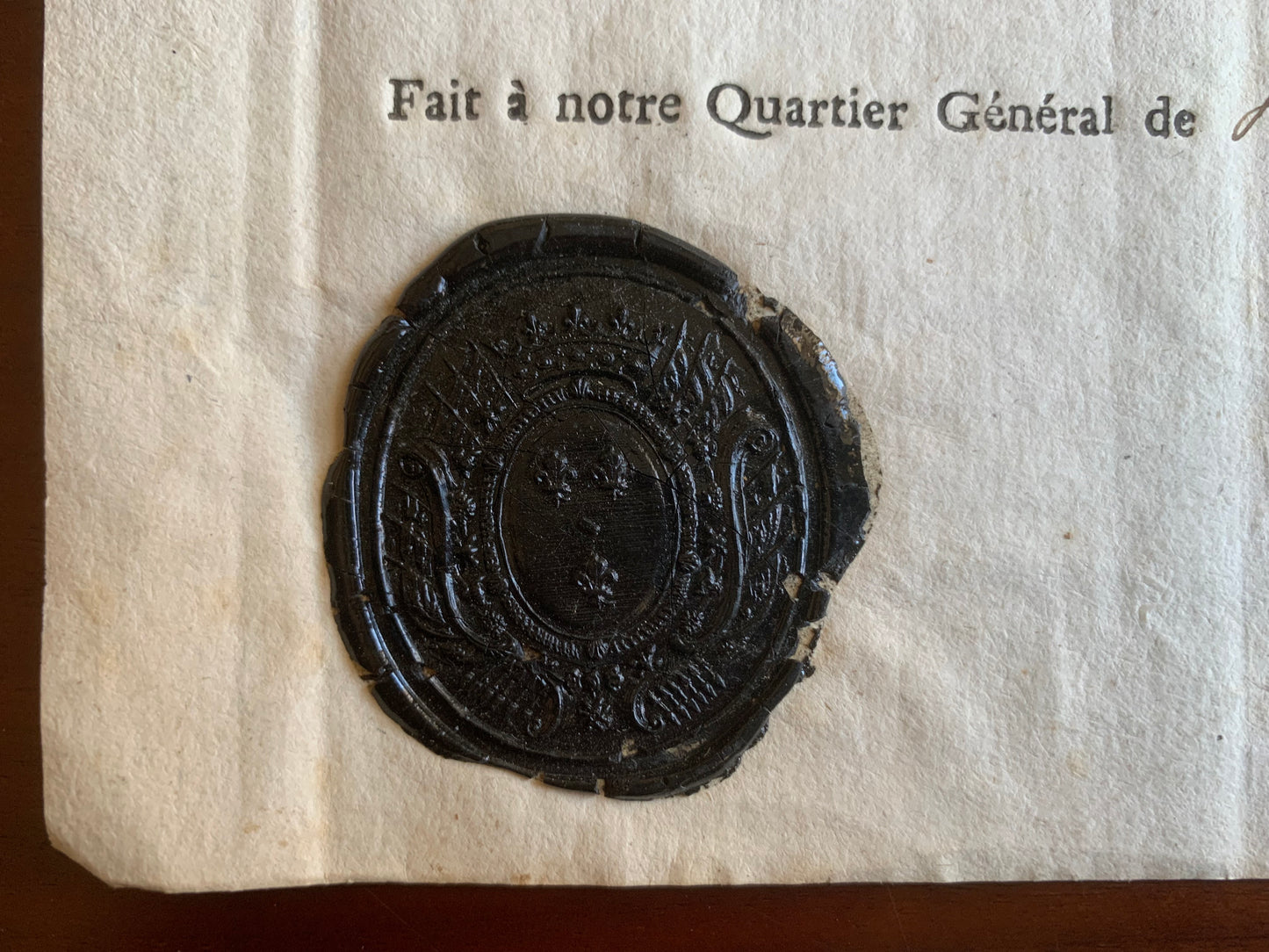 Louis-Joseph de Bourbon Prince de Condé - Signature autographe - François-Denis Drouin - 1794