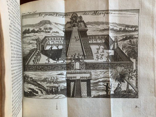 Histoire de la conqueste du Mexique ou de la Nouvelle Espagne - Fernand Cortez - T1 - 1704