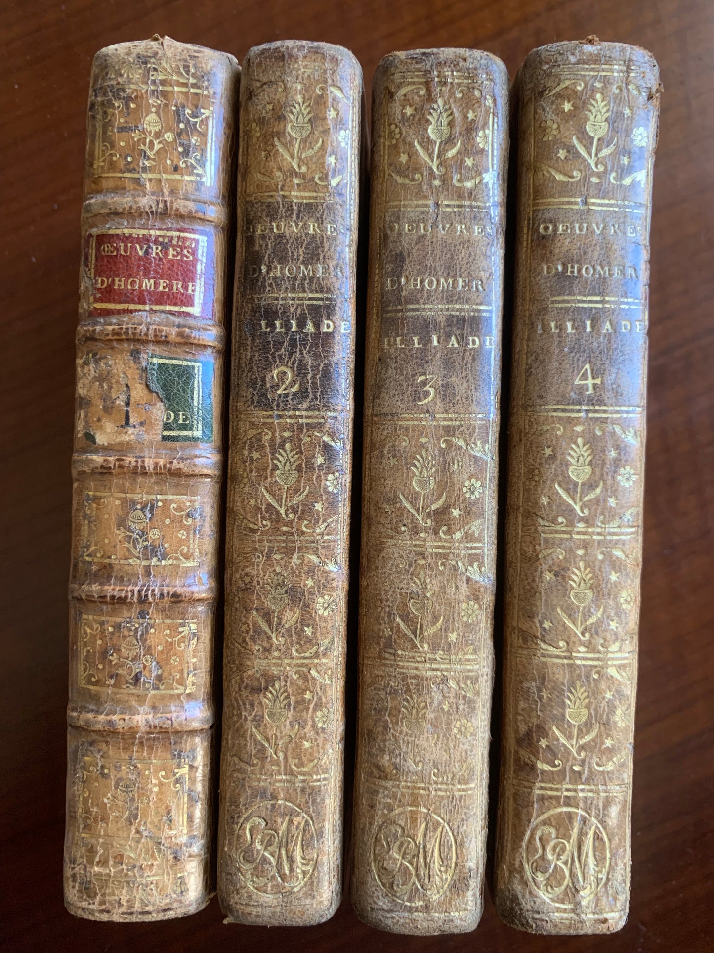 L'Illiade - Oeuvres d'Homère - M. Gin - 1784