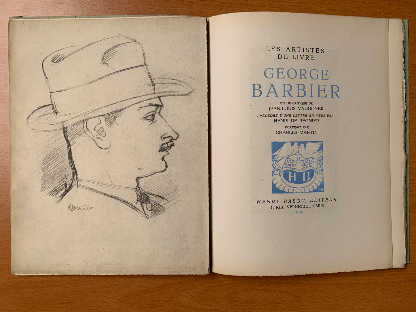 George Barbier - Les Artistes du Livre - Henry Barbou - 1929