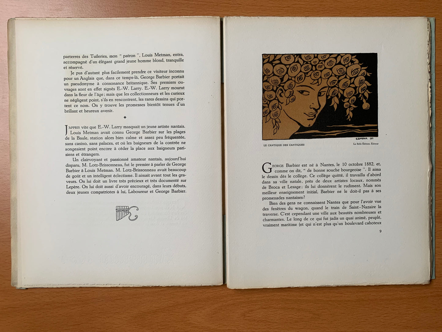 George Barbier - Les Artistes du Livre - Henry Barbou - 1929