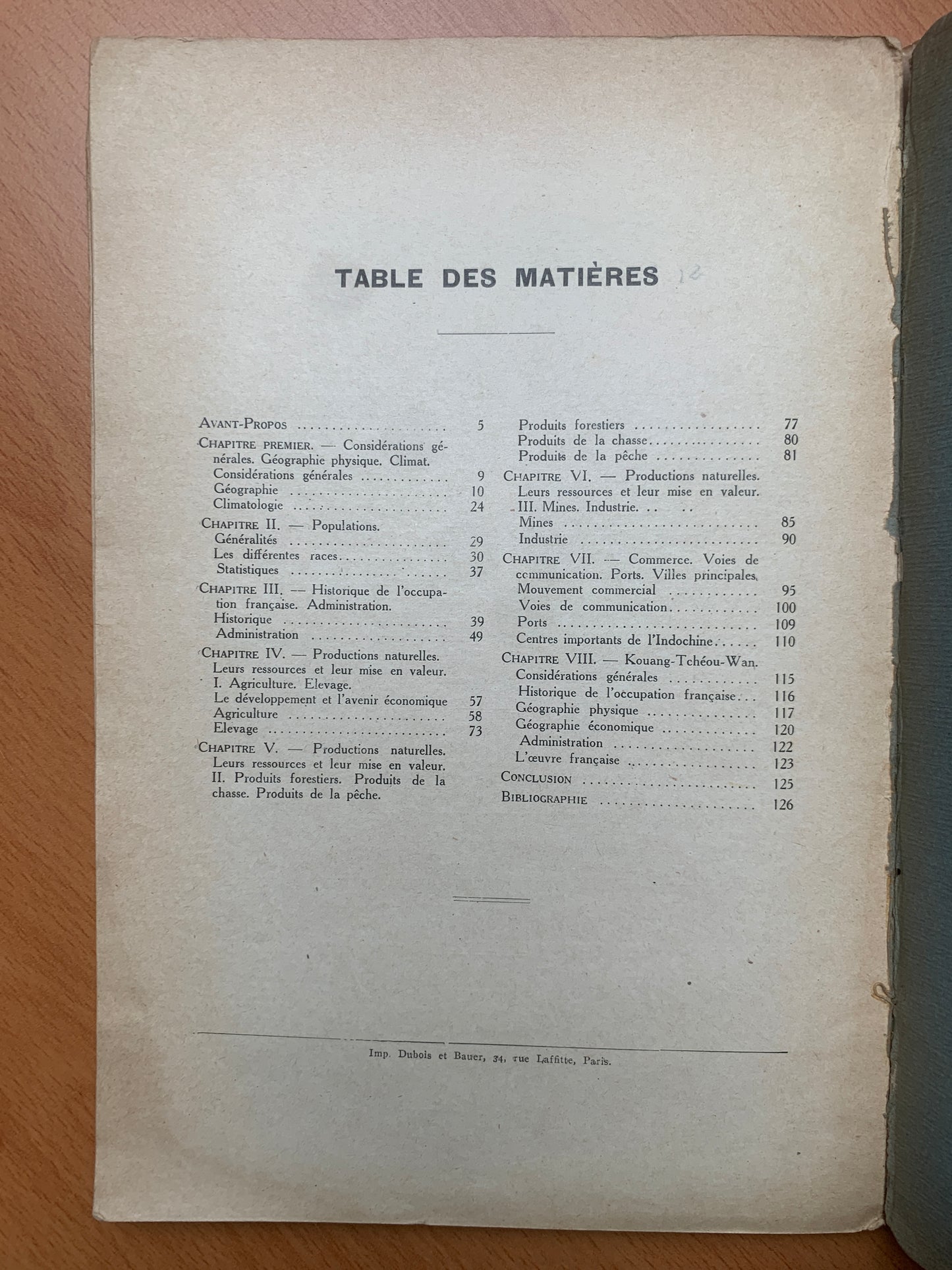 L'Indochine - Kouang Tchéou Wan - Gaston Caillard - 1922