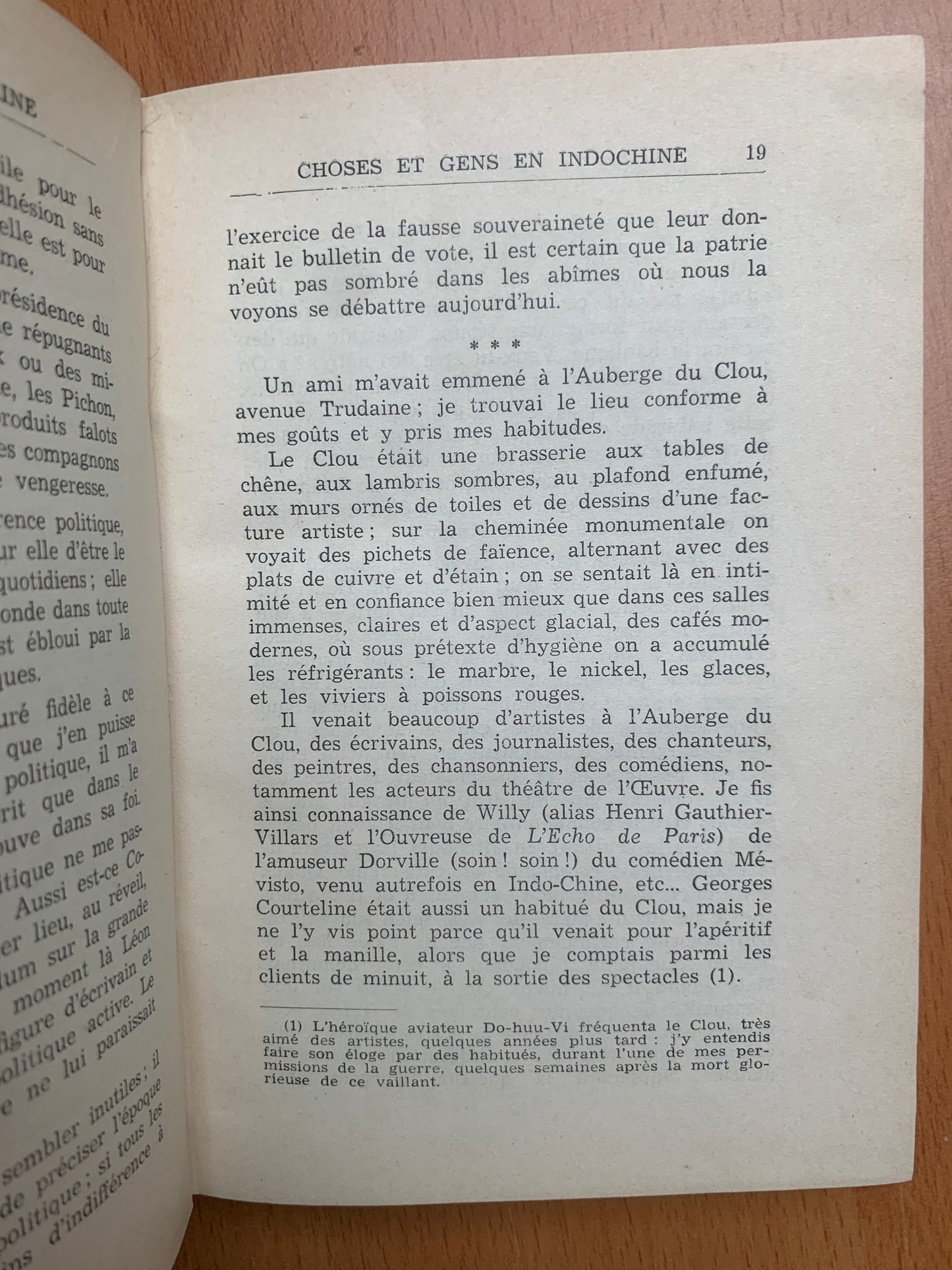 Choses et gens en Indochine - Claude Bourrin - Hanoi - 1941