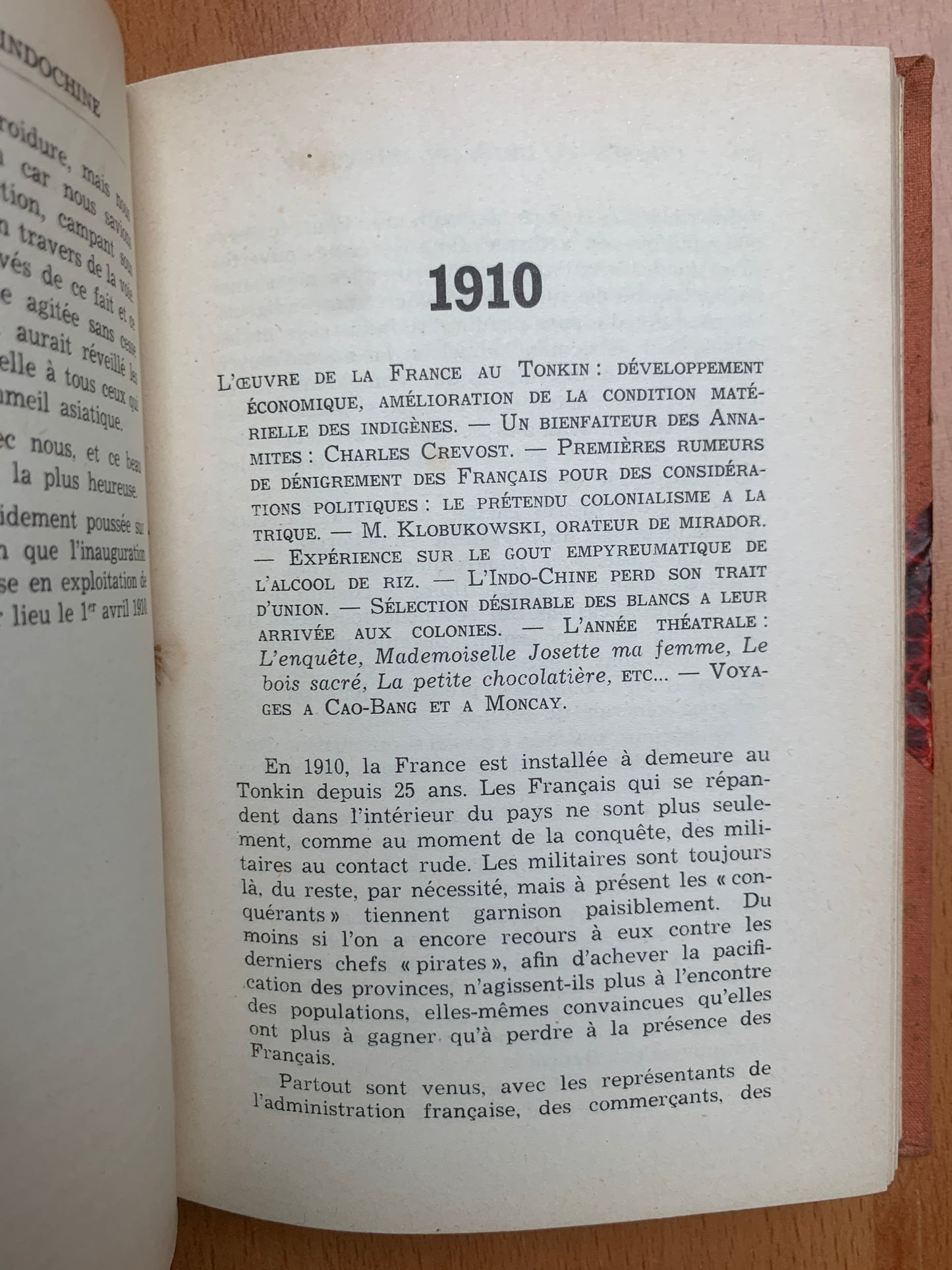Choses et gens en Indochine - Claude Bourrin - Hanoi - 1941