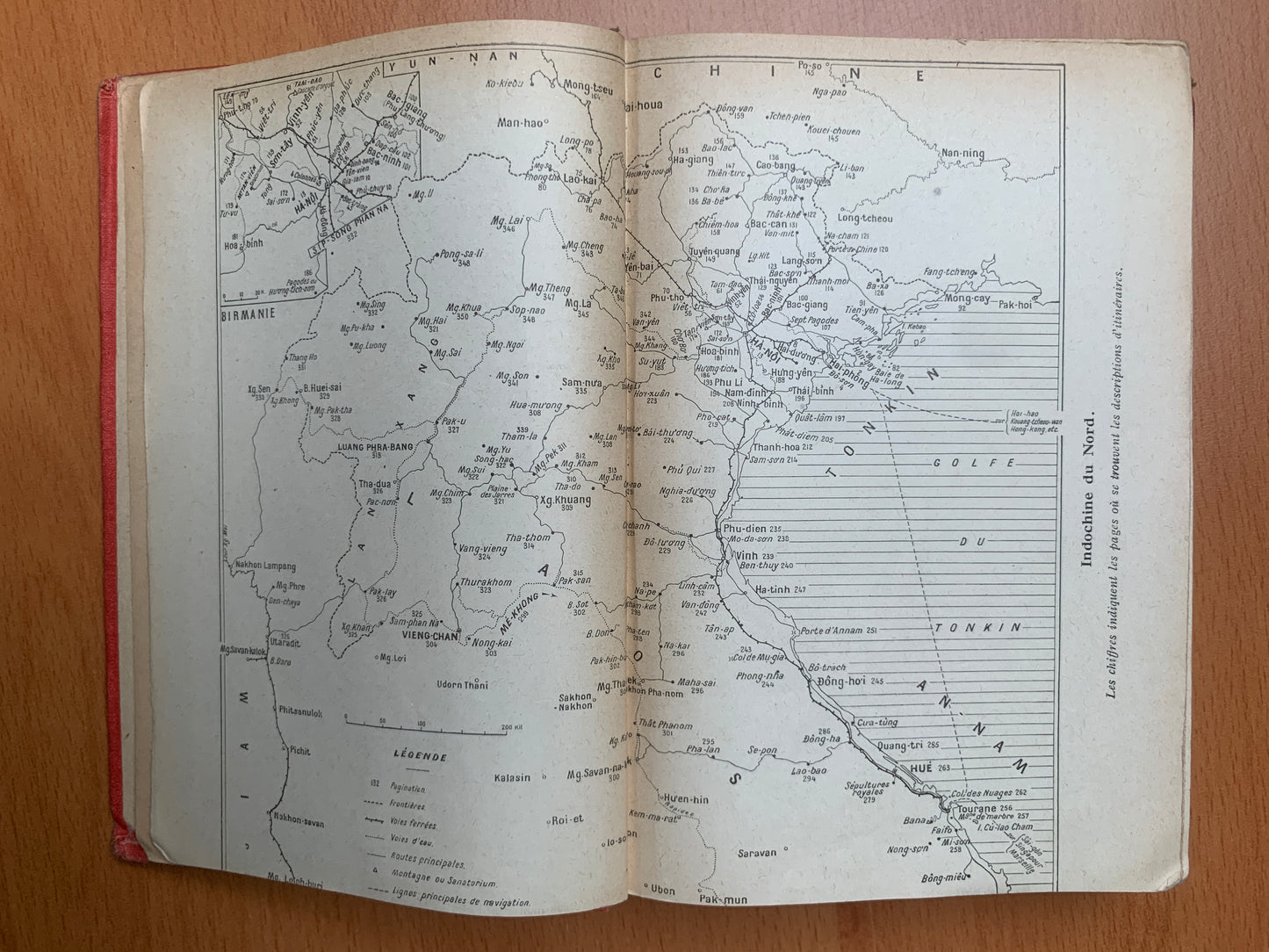 Indochine du Nord - Guides Madrolle - 1923