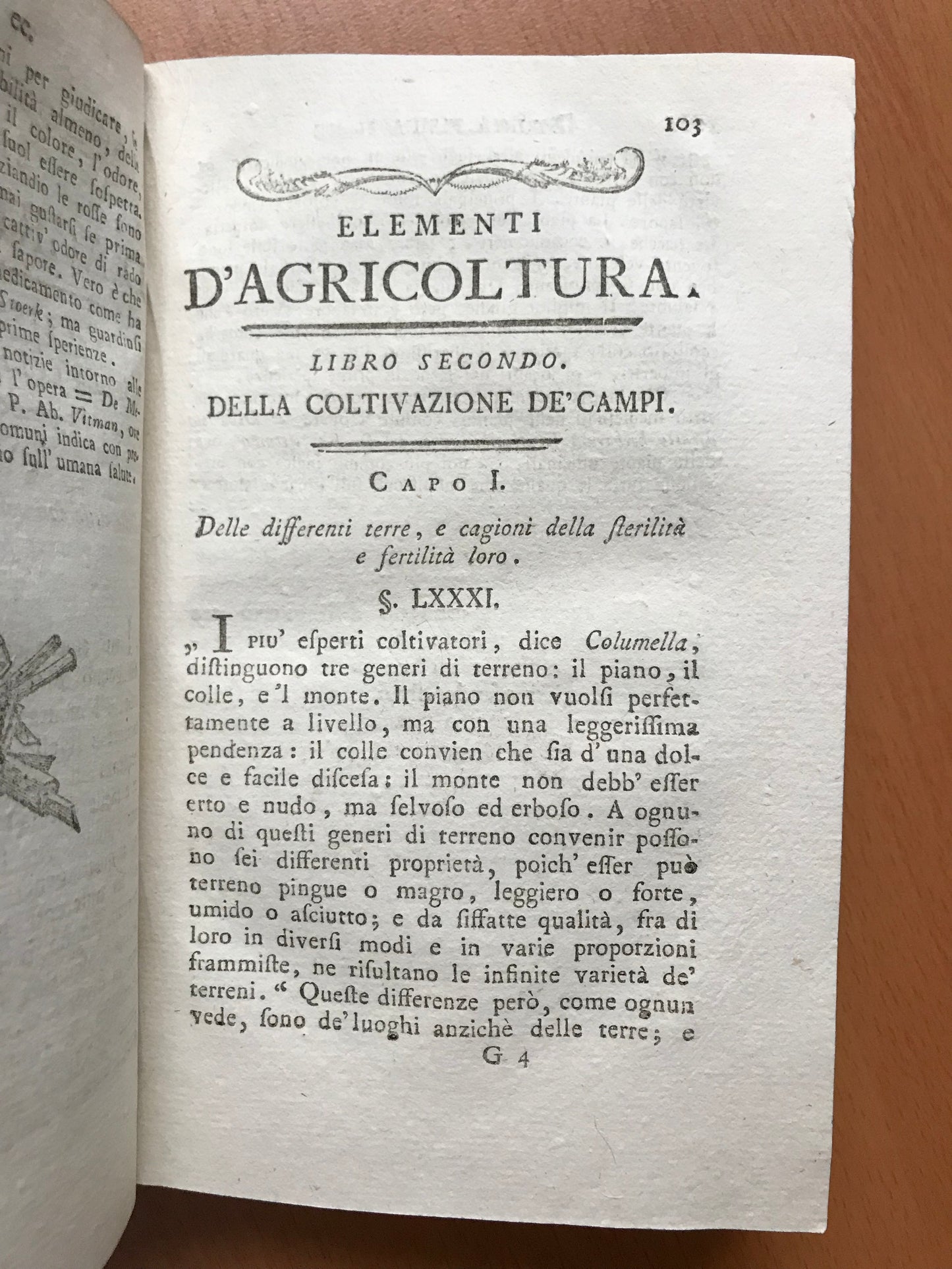 Elementi d'Agricoltura di Lodovico Mitterpacher di Mitternburg - 1794