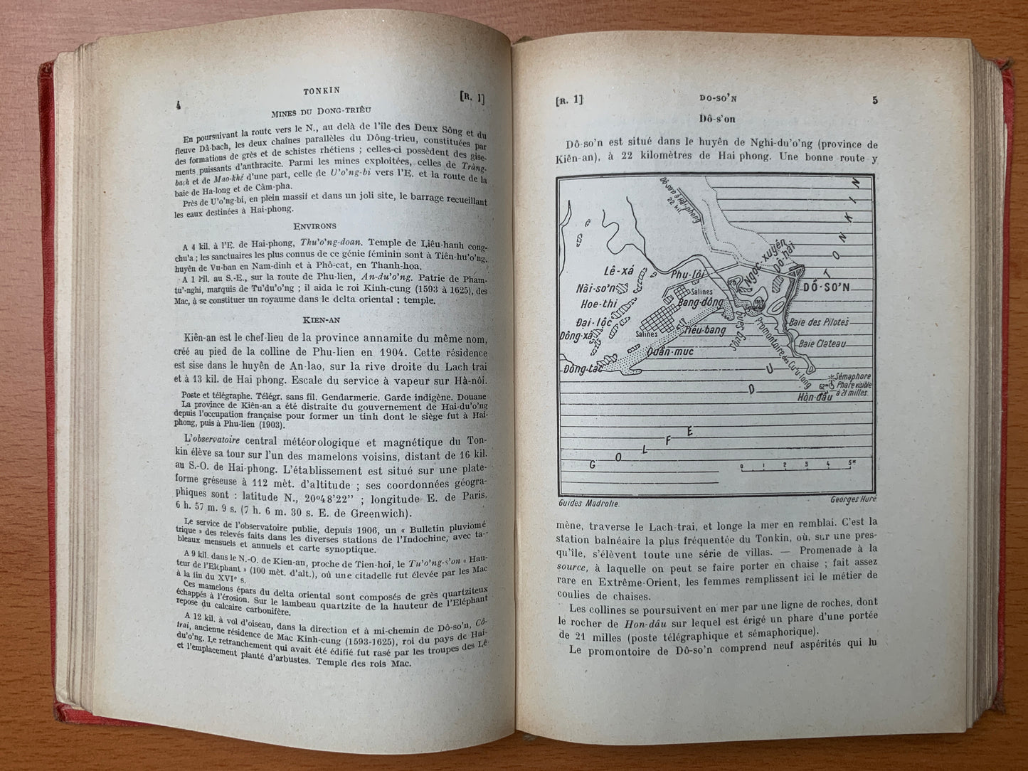 Indochine du Nord - Guides Madrolle - 1923