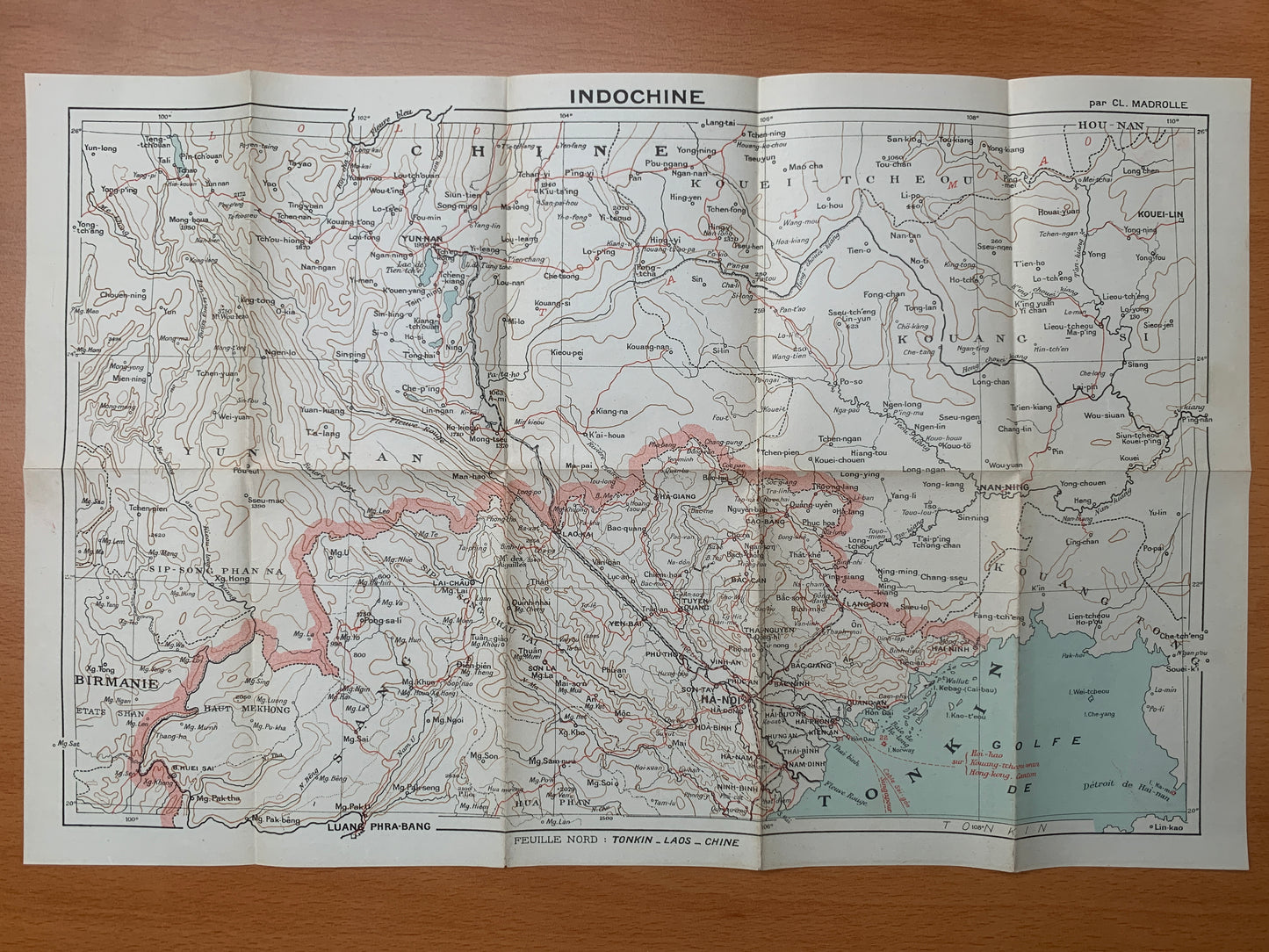 Indochine du Nord - Guides Madrolle - 1923