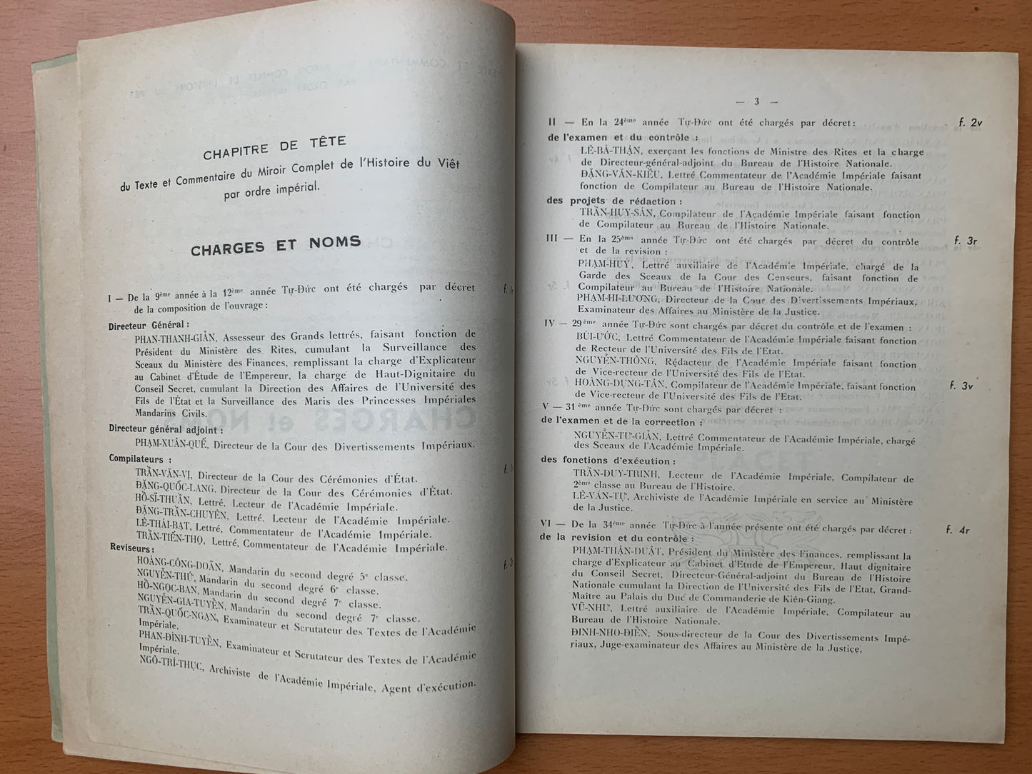 Texte et commentaire du Miroir complet de l'histoire du Viêt par ordre impérial - Khâm-Dinh Viêt-Su Thông-Giam Cuong-Muc - Maurice Durand - 1950