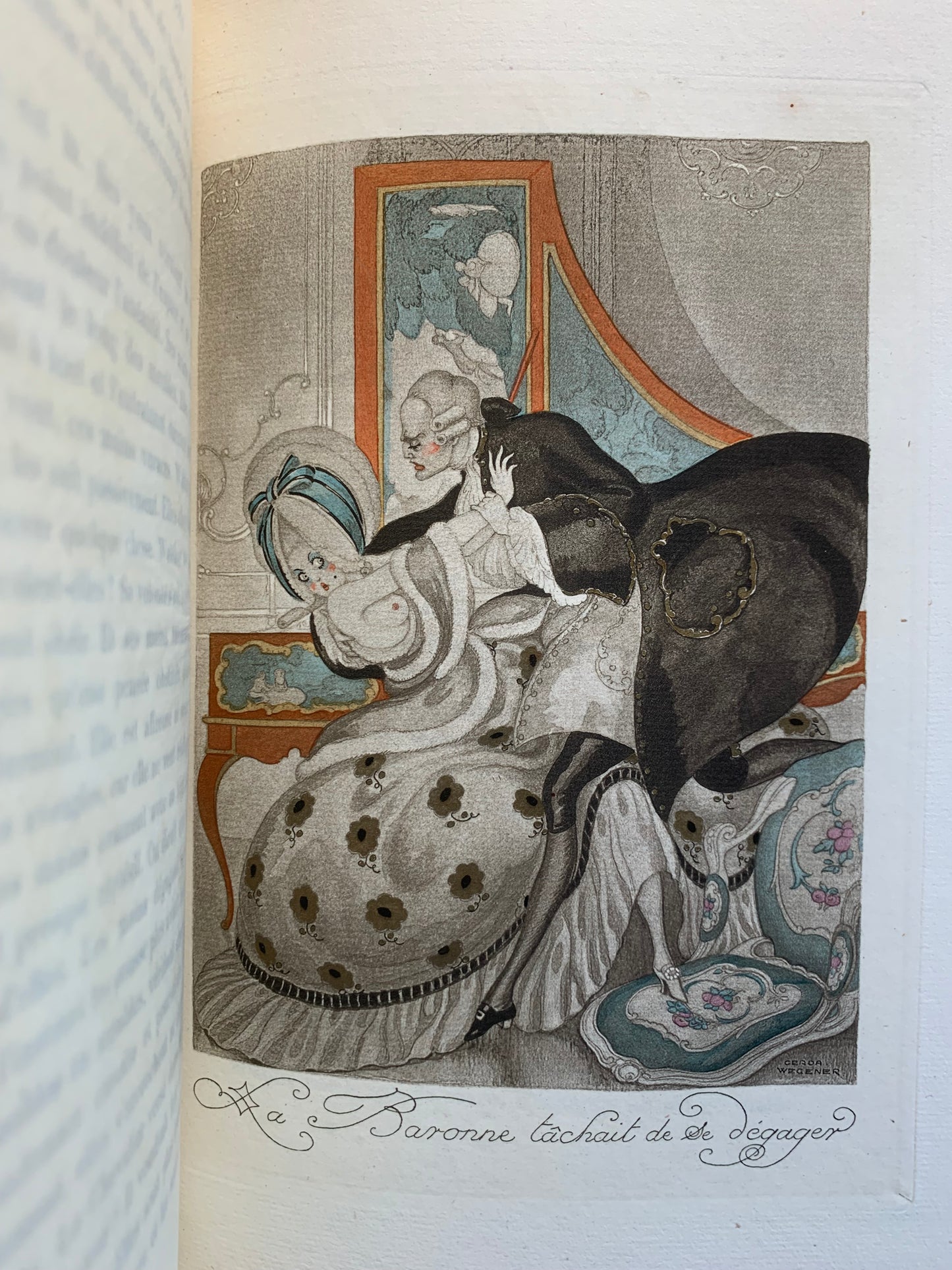 Sur Talons Rouges - Aquarelles de Gerda Wegener - Envoi autographe - Eric Allatini - 1929