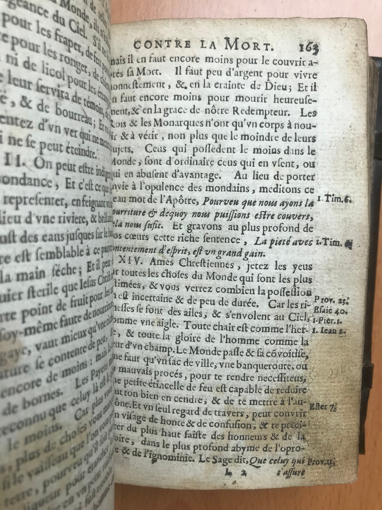 RELIURE - Consolations de l'âme contre les frayeurs de la mort - Drelincourt - 1675