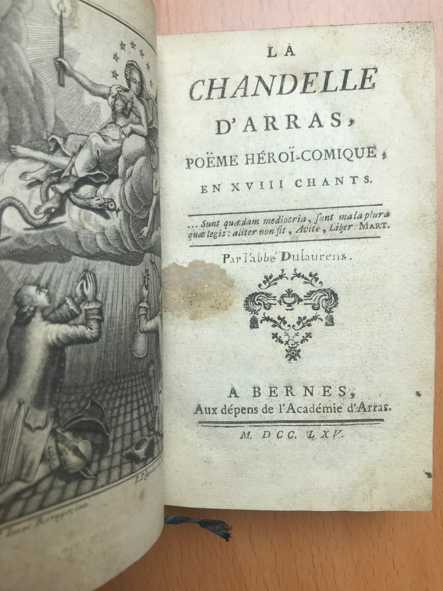 La Chandelle d'Arras - Le Balai - Abbé Dulaurens - 1765