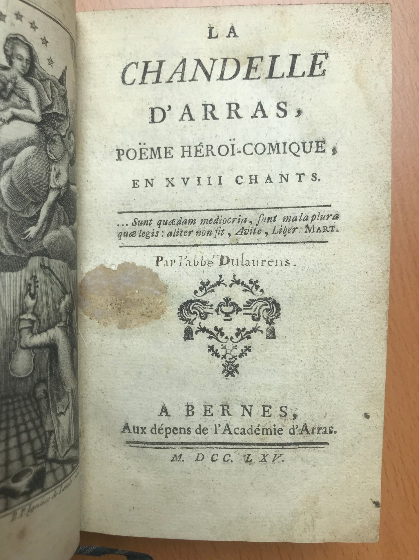 La Chandelle d'Arras - Le Balai - Abbé Dulaurens - 1765