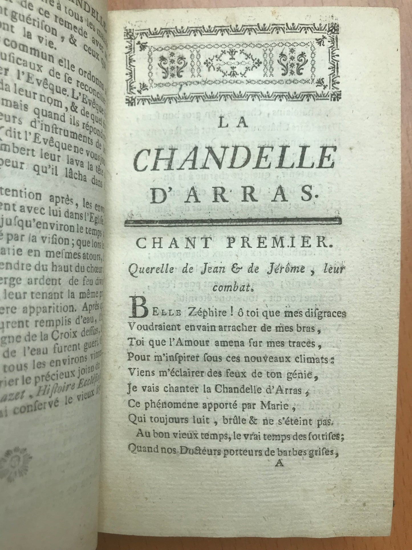 La Chandelle d'Arras - Le Balai - Abbé Dulaurens - 1765