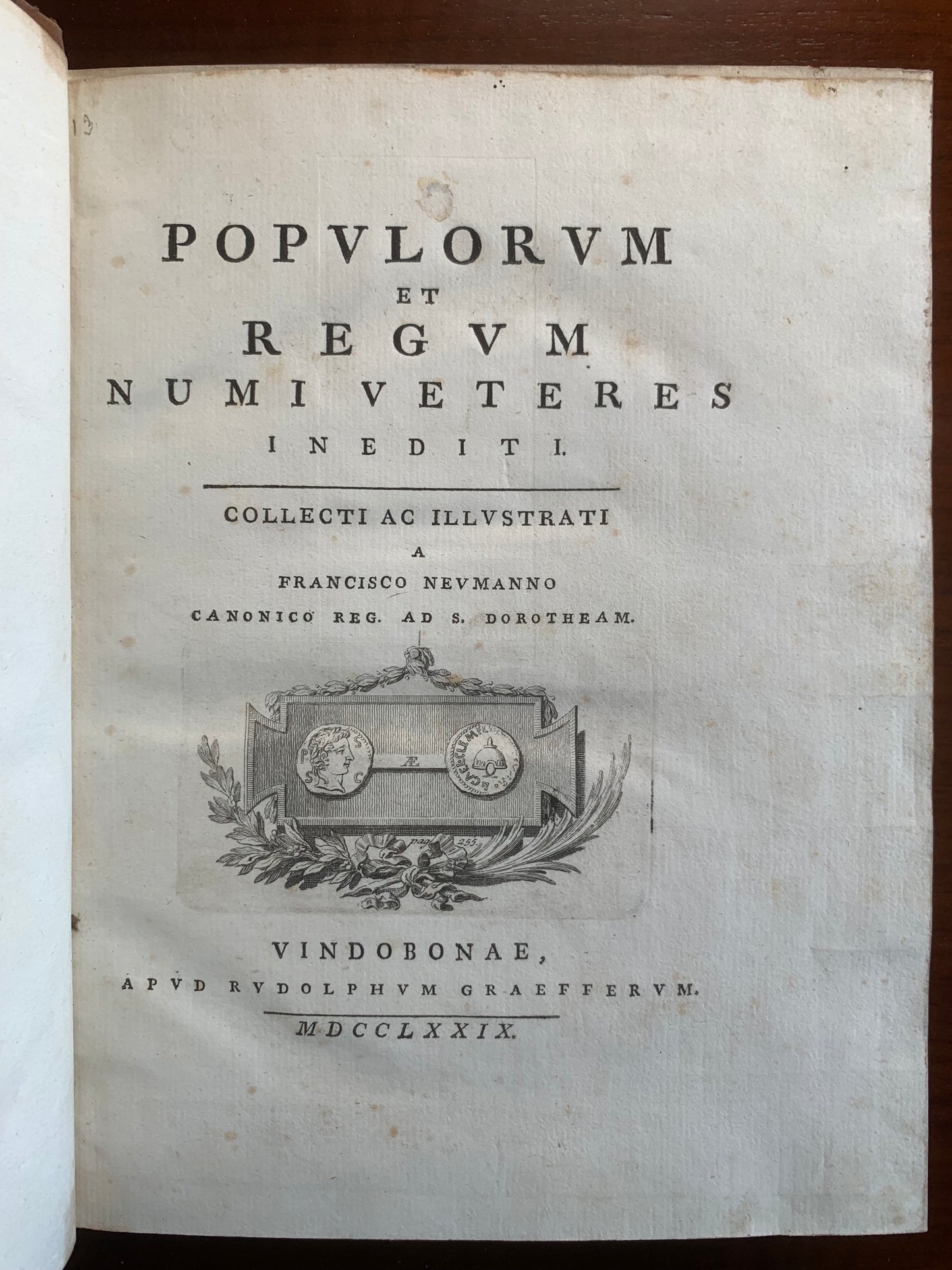 Populorum et Regum numi veteres inediti - Francisco Neumanno - 1779
