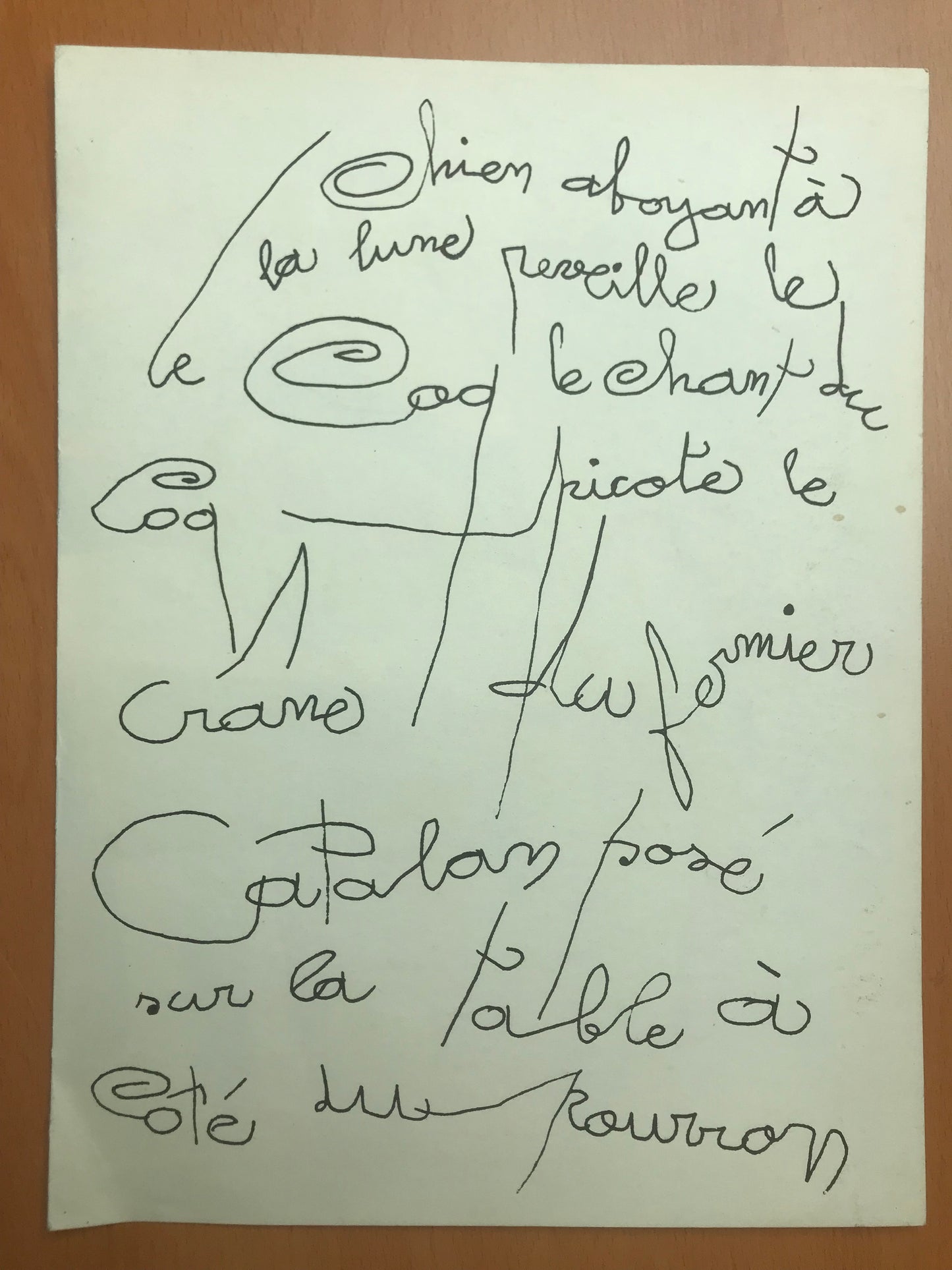 Joan Miró - Le Chien aboyant à la Lune - Lithographie - 1952