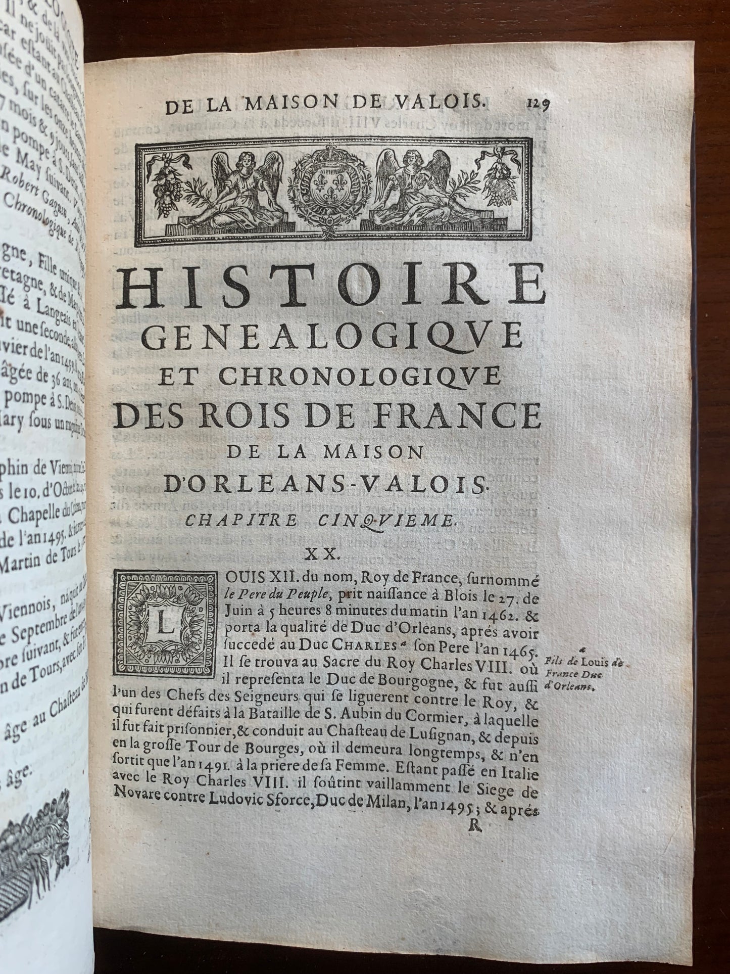Histoire de la Maison Royale de France et des grands officiers - Anselme - 1674