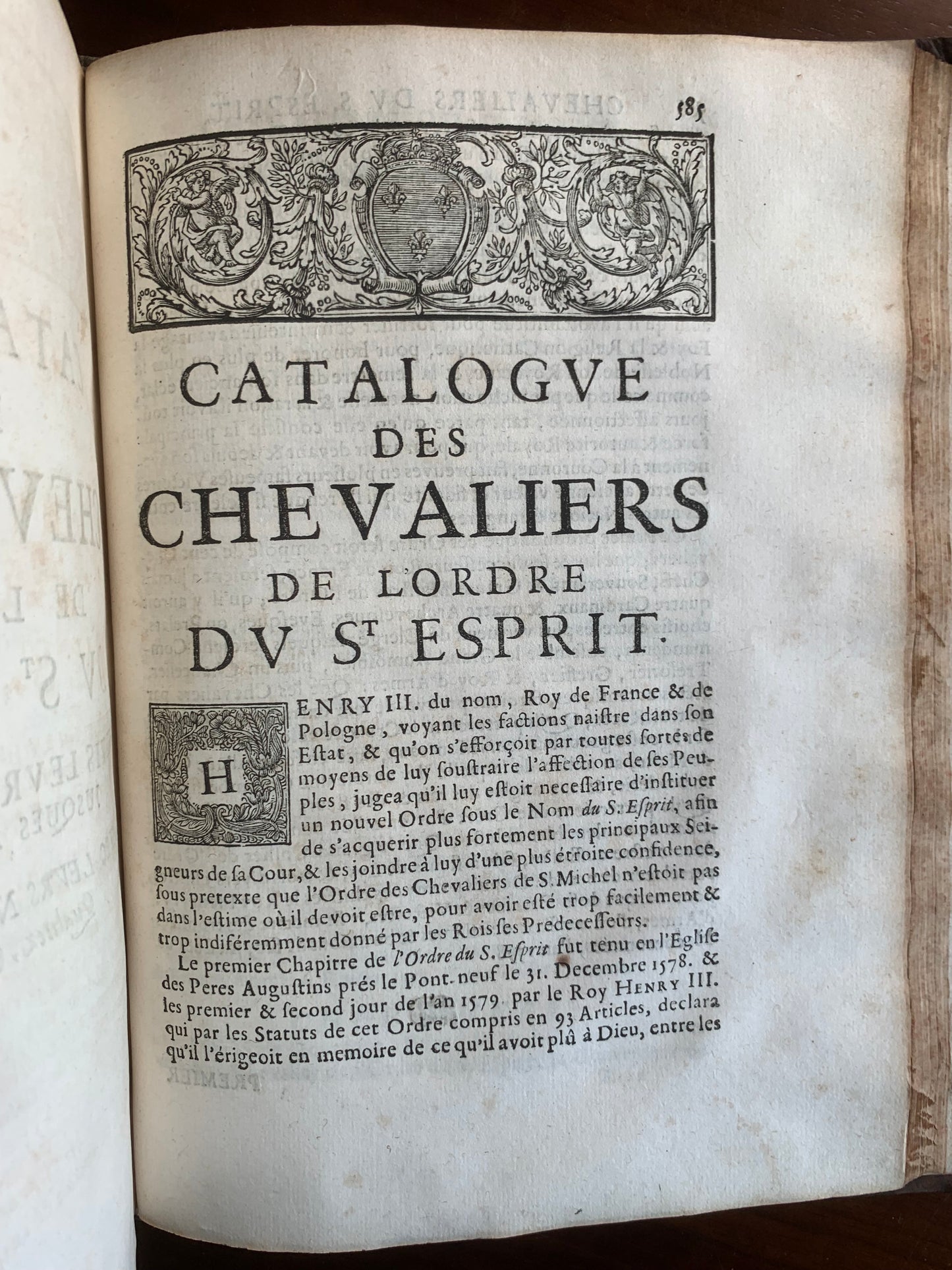 Histoire de la Maison Royale de France et des grands officiers - Anselme - 1674
